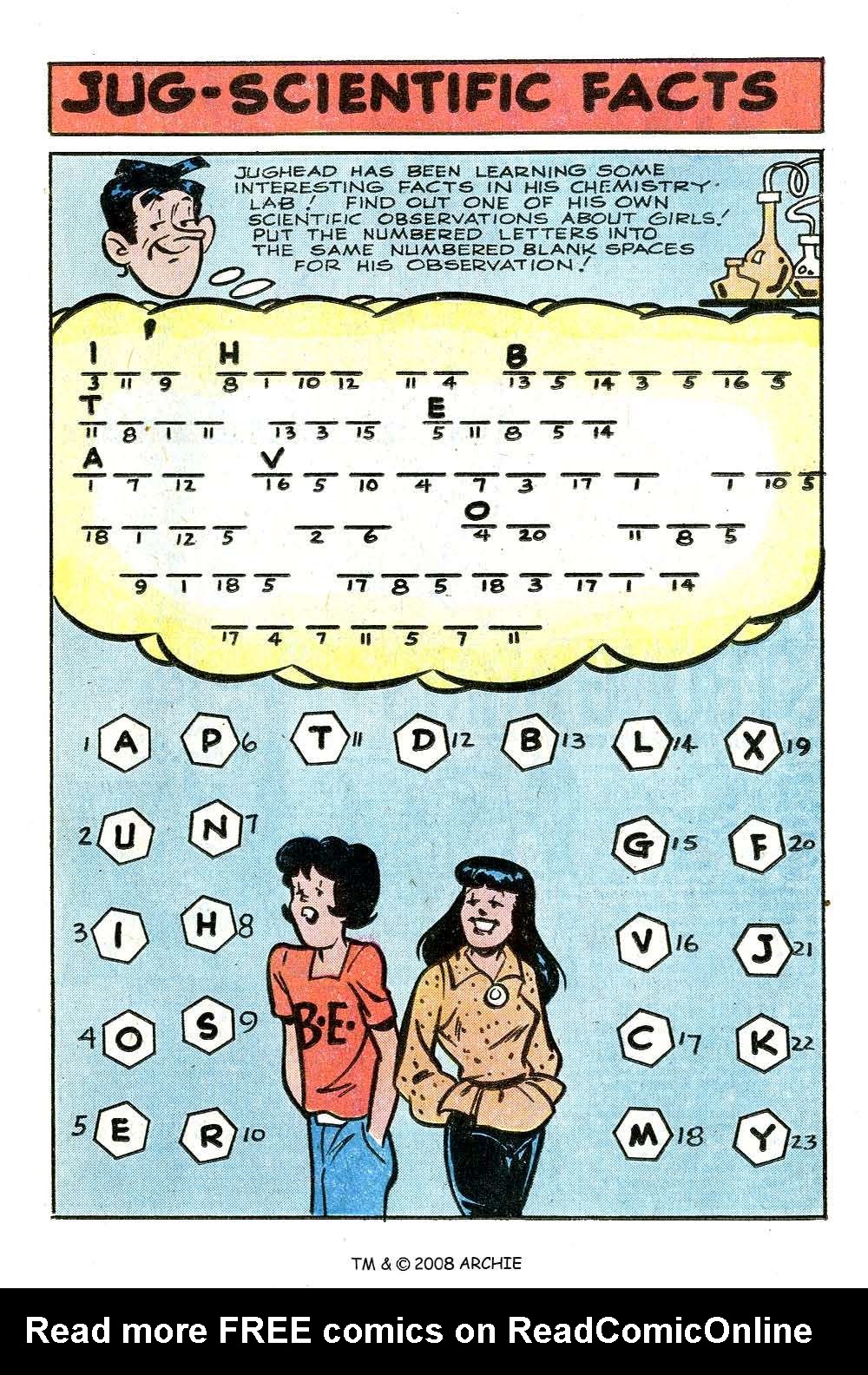 Read online Jughead (1965) comic -  Issue #289 - 11