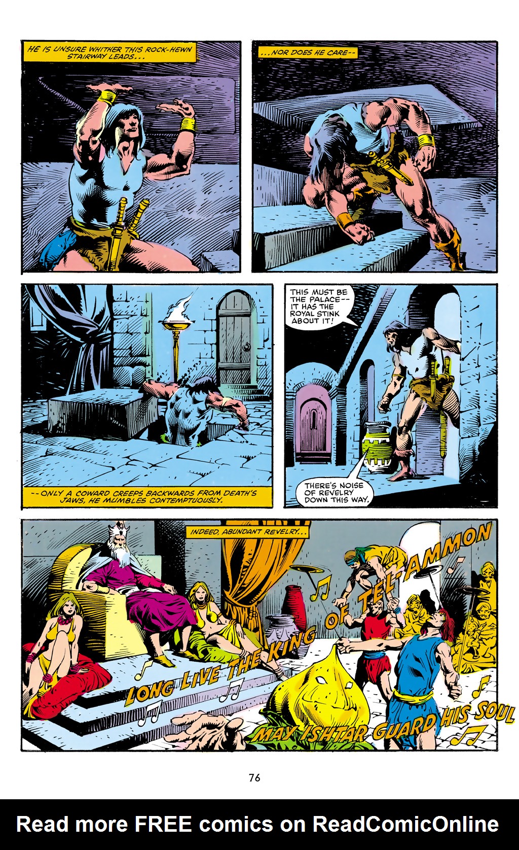 Read online The Chronicles of King Conan comic -  Issue # TPB 4 (Part 1) - 77