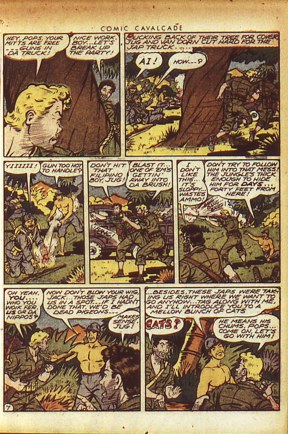 Read online Comic Cavalcade comic -  Issue #9 - 55