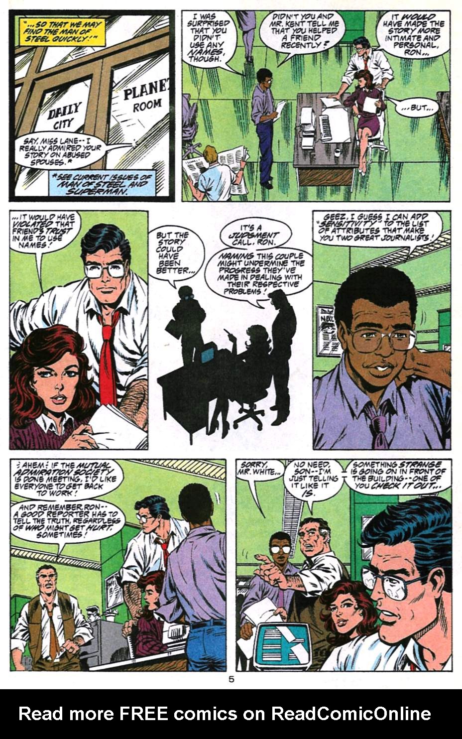 Read online Adventures of Superman (1987) comic -  Issue #495 - 6