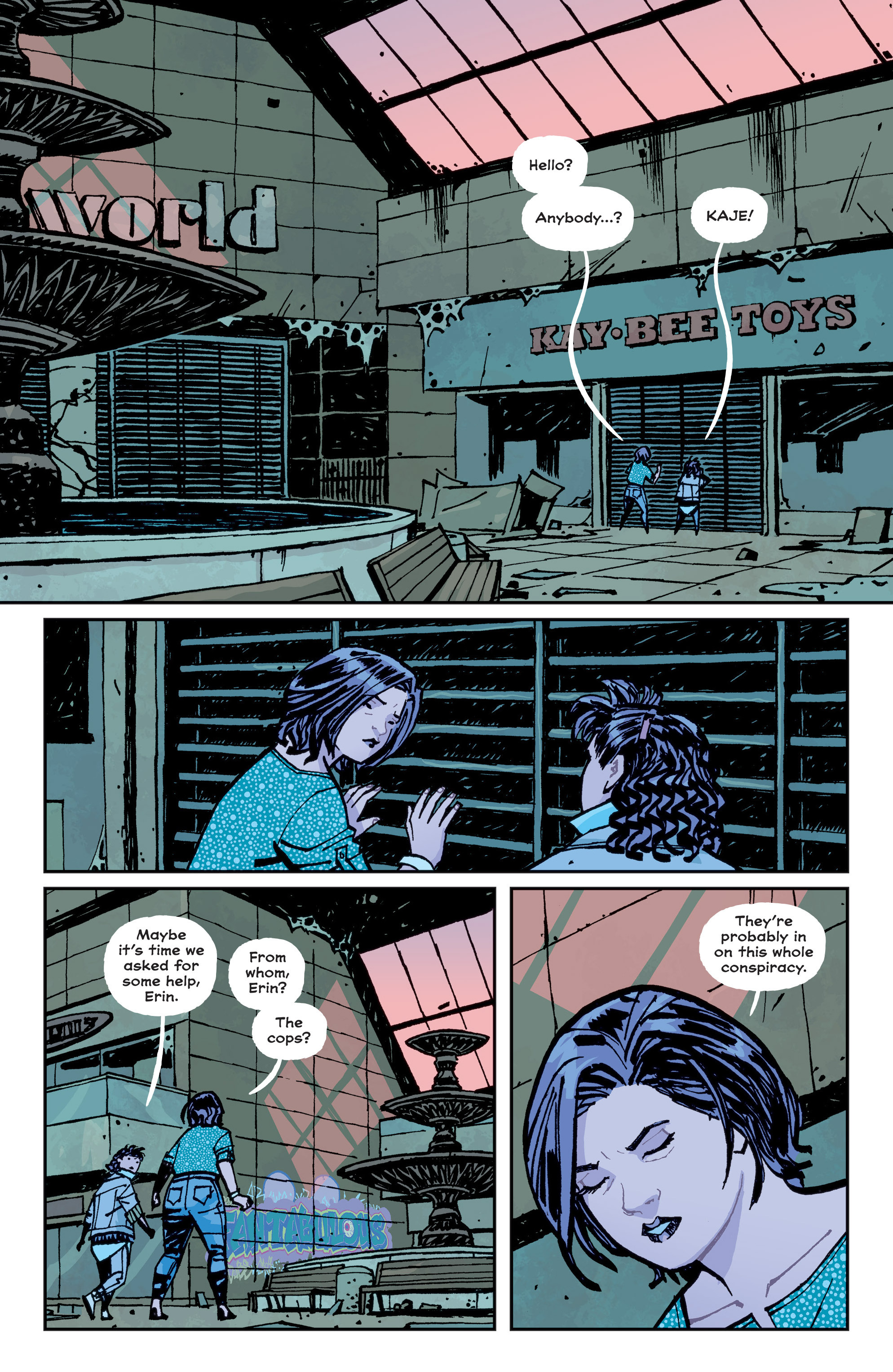 Read online Paper Girls comic -  Issue #8 - 15