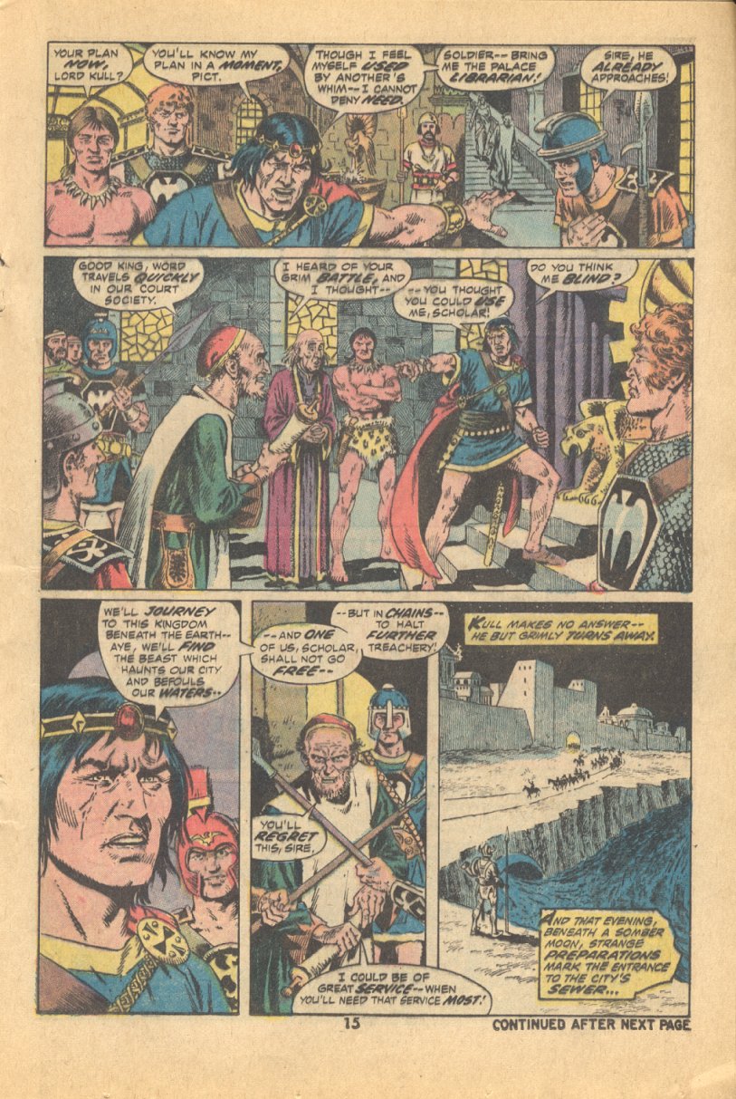 Read online Kull, the Conqueror (1971) comic -  Issue #6 - 13