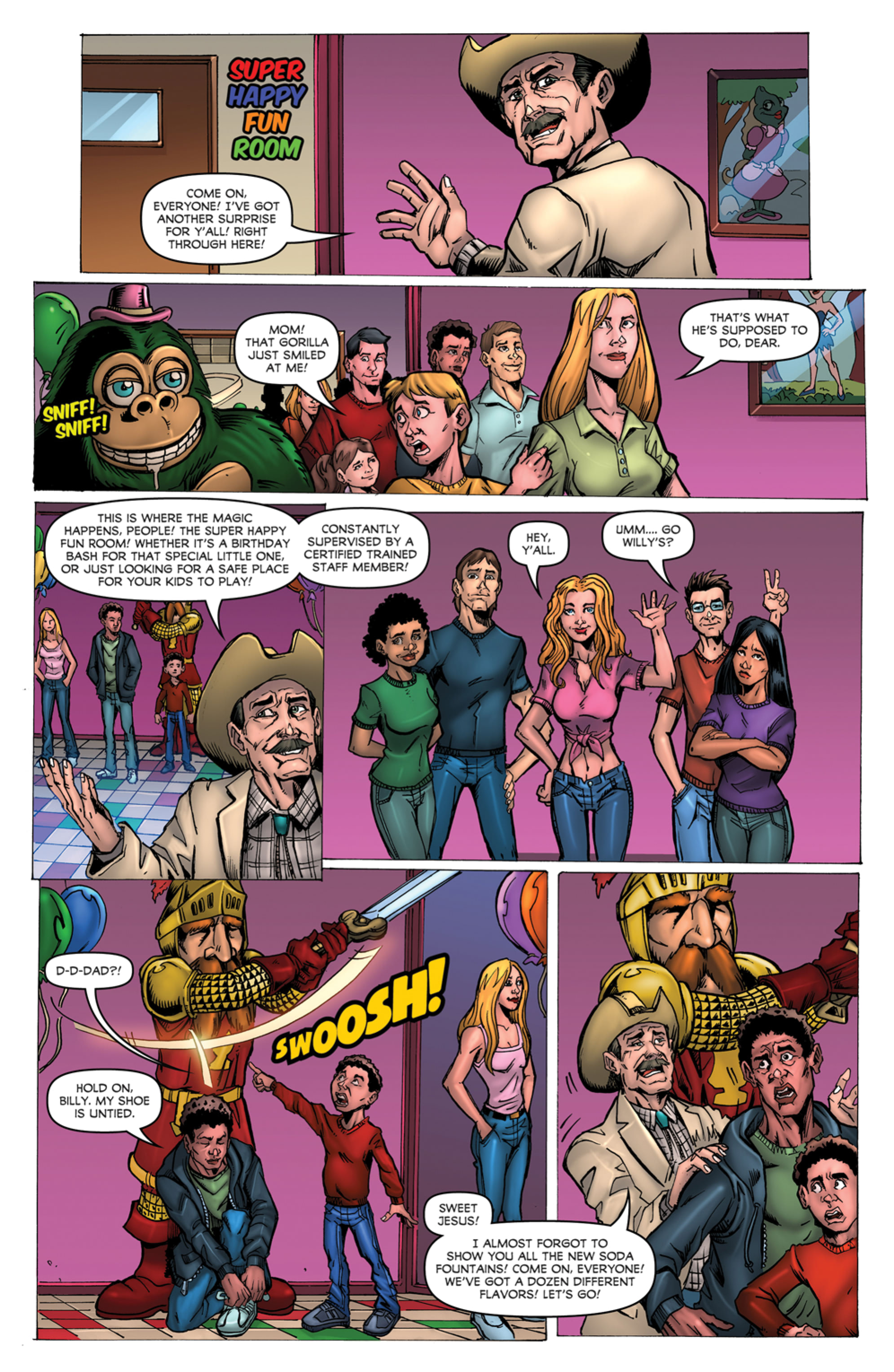 Read online Willy's Wonderland comic -  Issue #1 - 11
