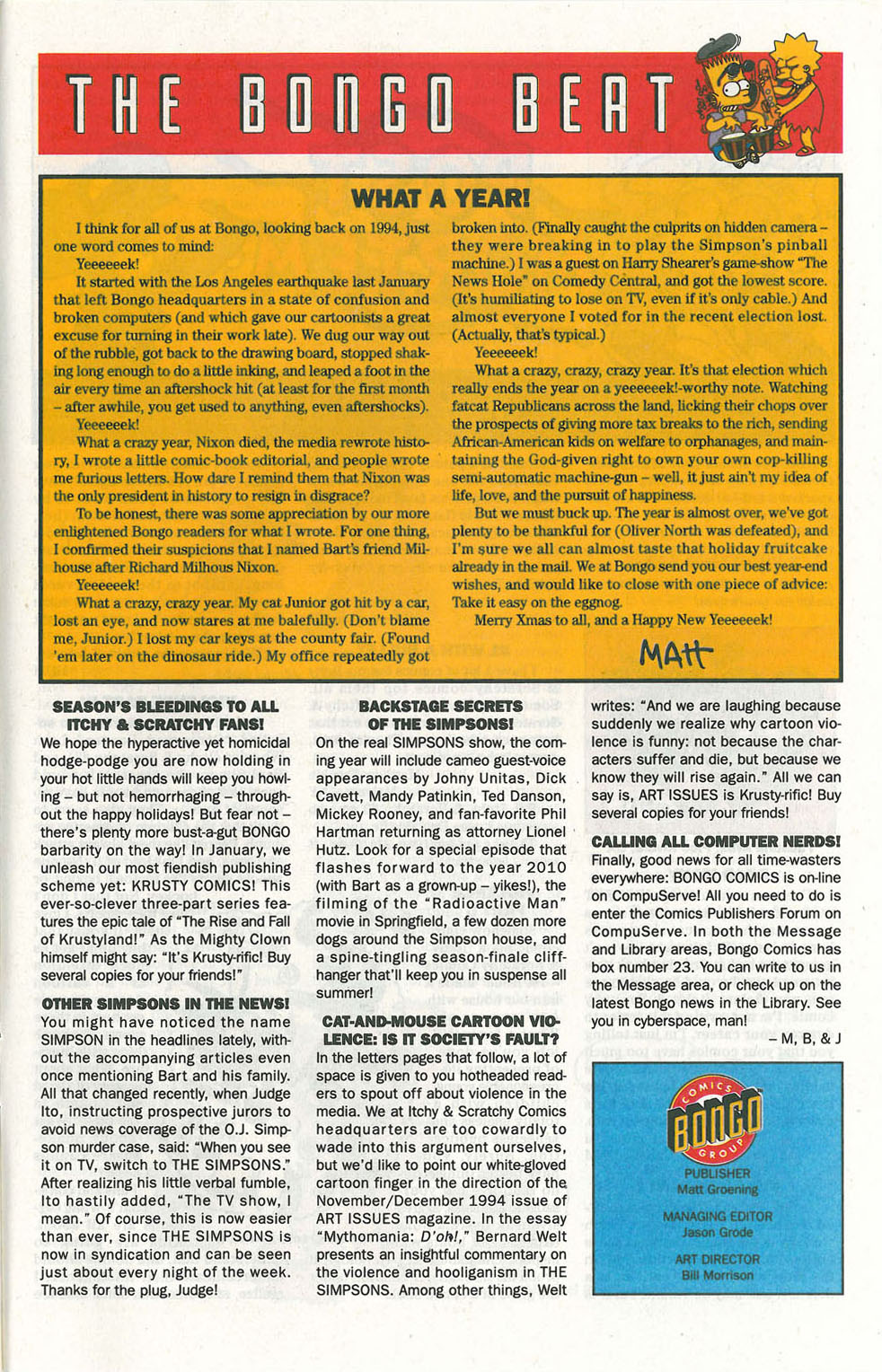 Read online Itchy & Scratchy Comics comic -  Issue #4 - 30