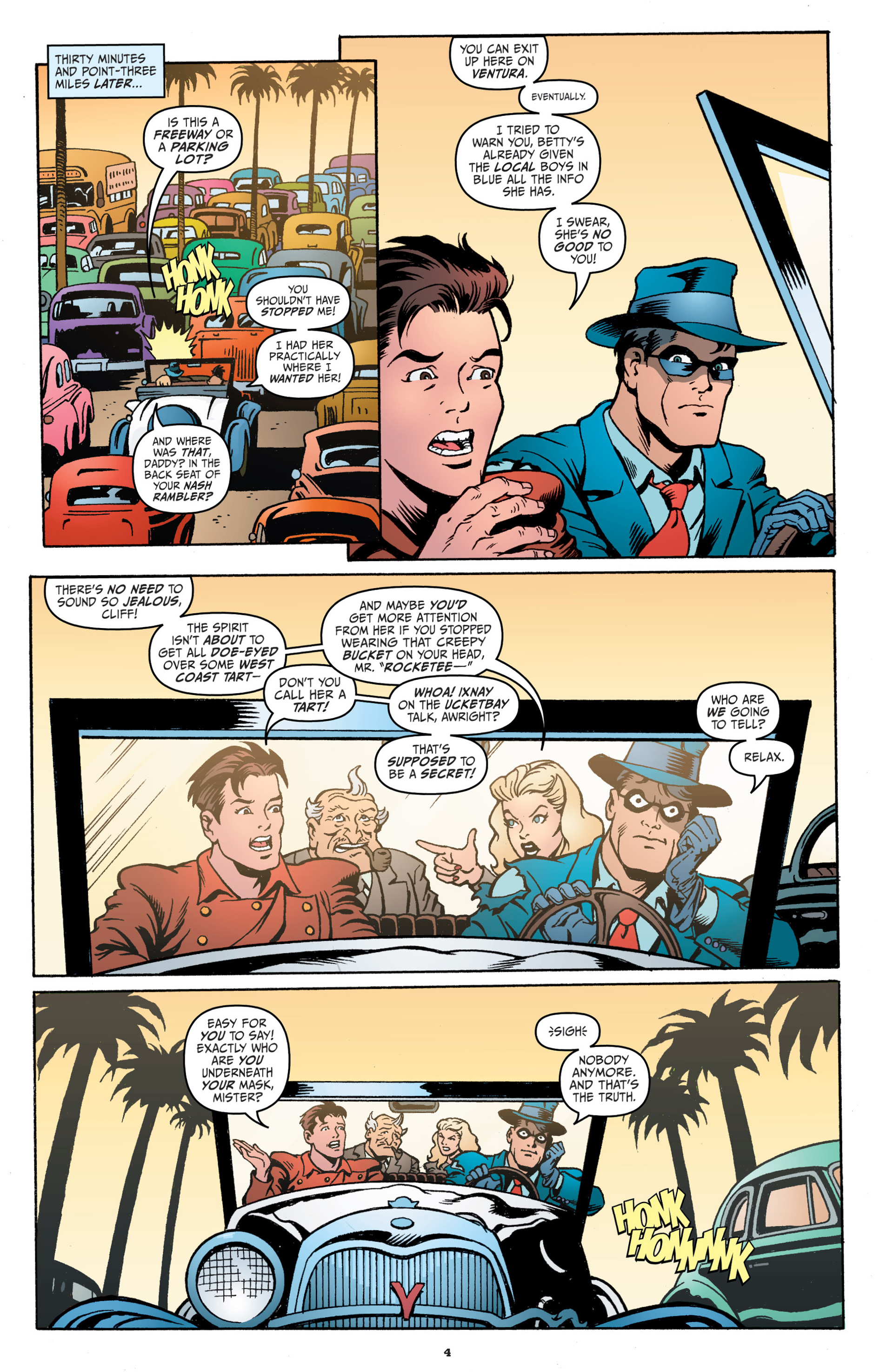 Read online The Rocketeer/The Spirit: Pulp Friction comic -  Issue #2 - 7
