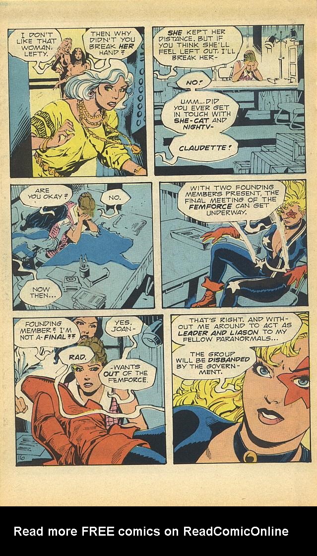 Read online Femforce comic -  Issue #9 - 18