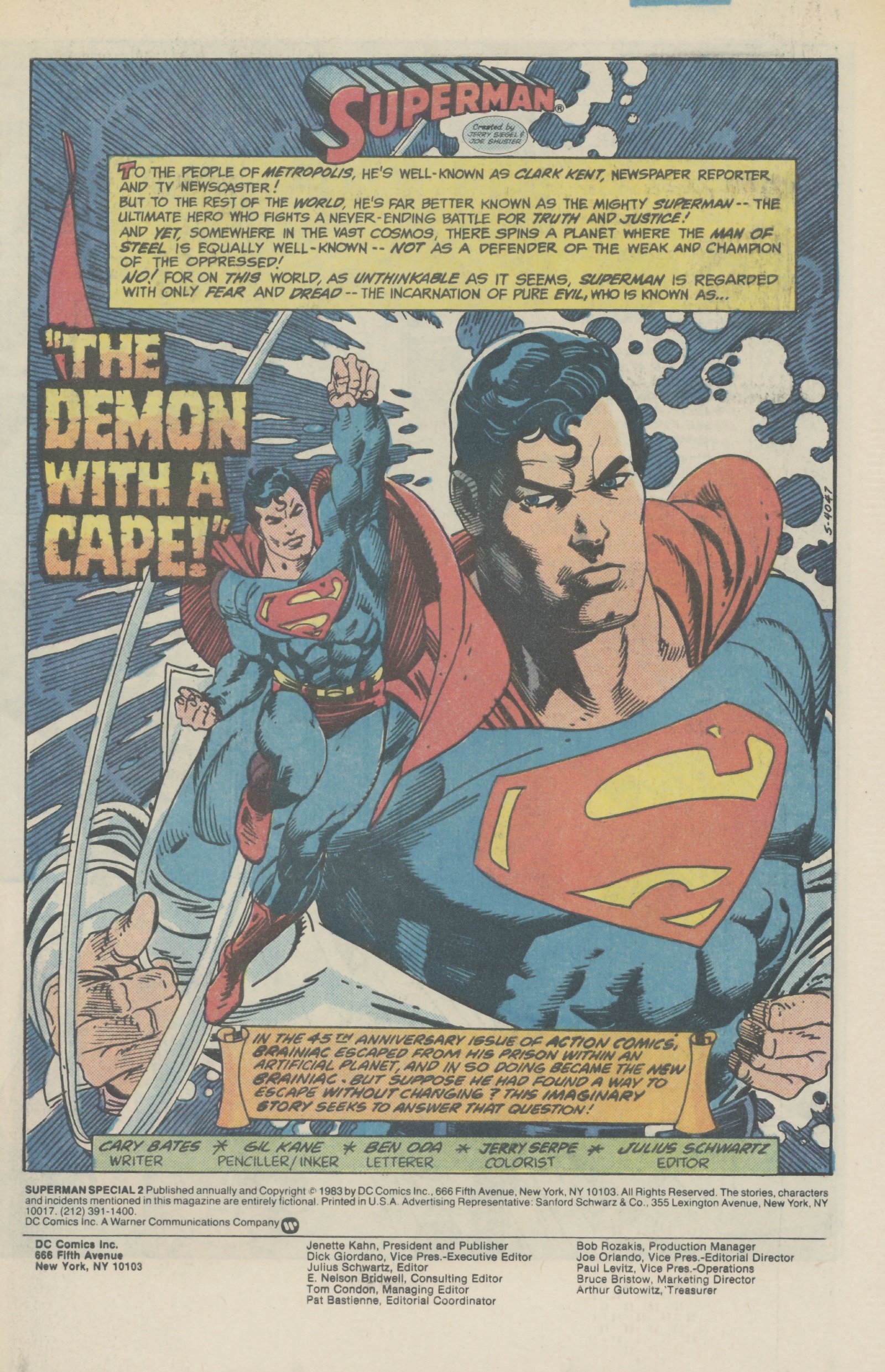 Read online Superman Special (1983) comic -  Issue #2 - 3