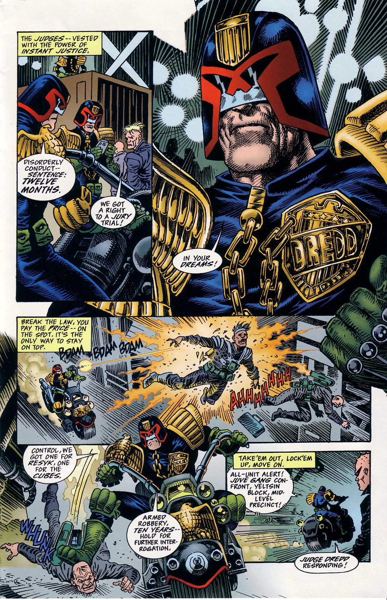 Read online Predator Versus Judge Dredd comic -  Issue #1 - 7