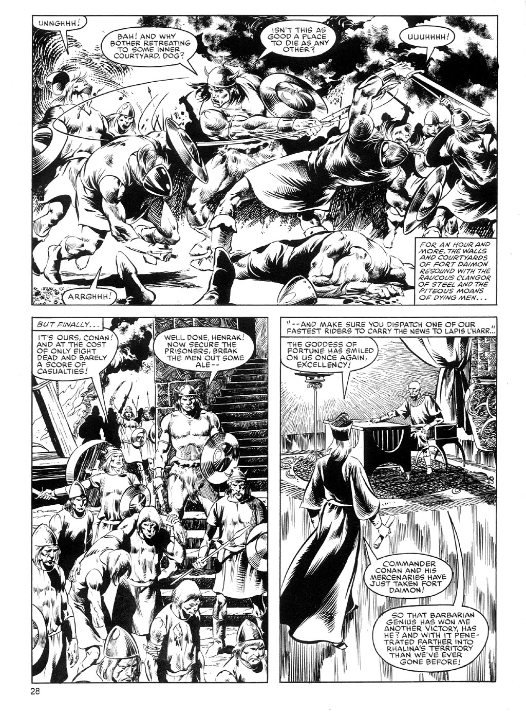 Read online The Savage Sword Of Conan comic -  Issue #91 - 27