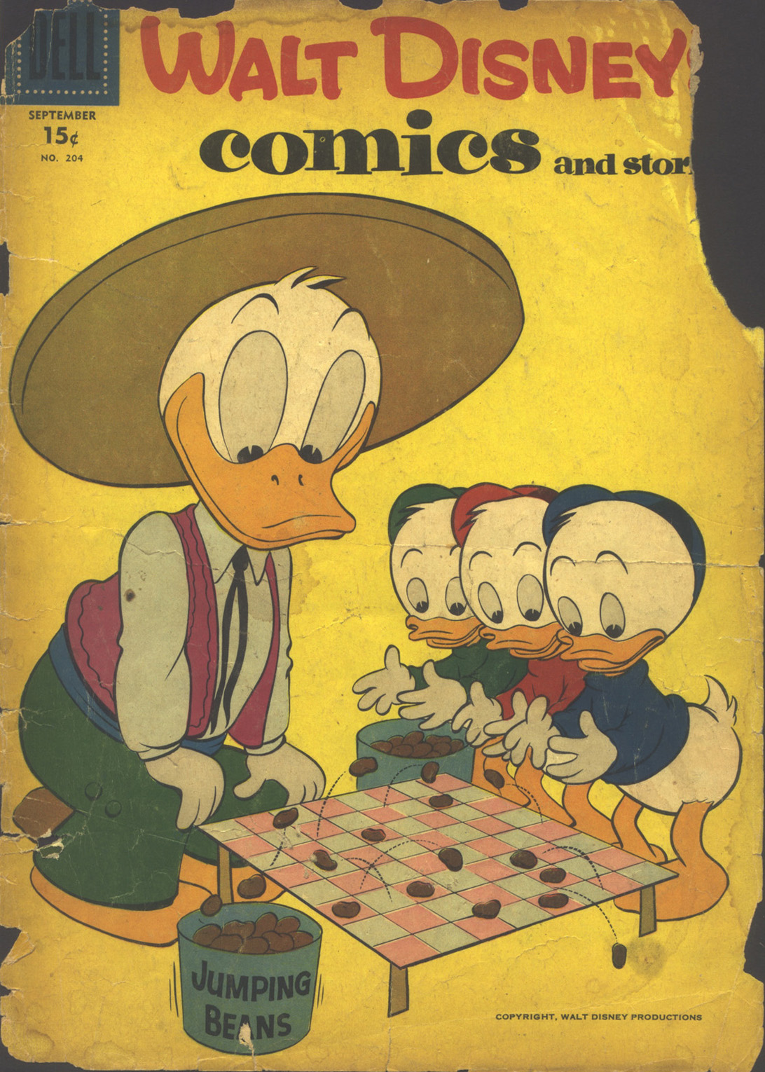 Read online Walt Disney's Comics and Stories comic -  Issue #204 - 1