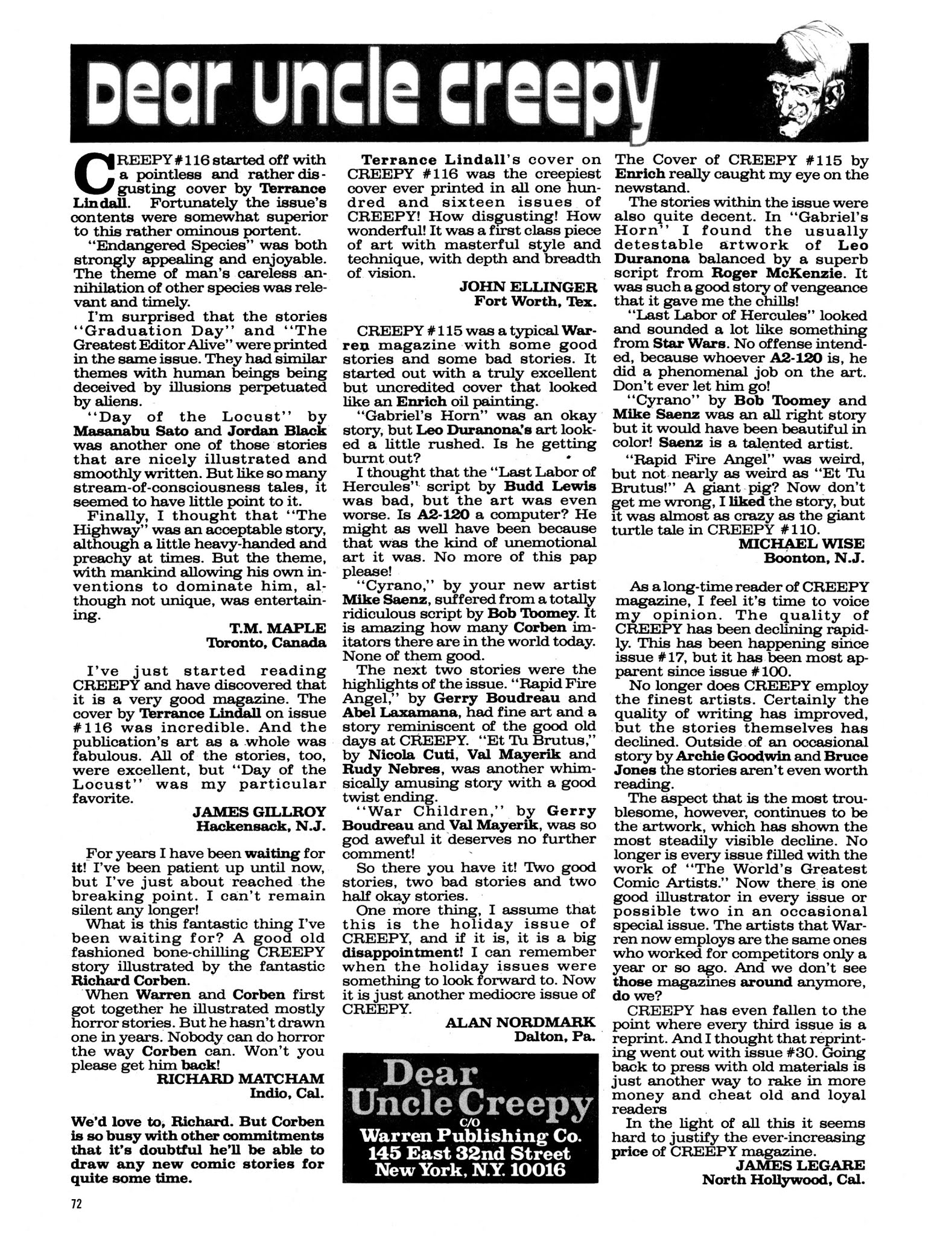 Read online Creepy Archives comic -  Issue # TPB 25 (Part 1) - 74