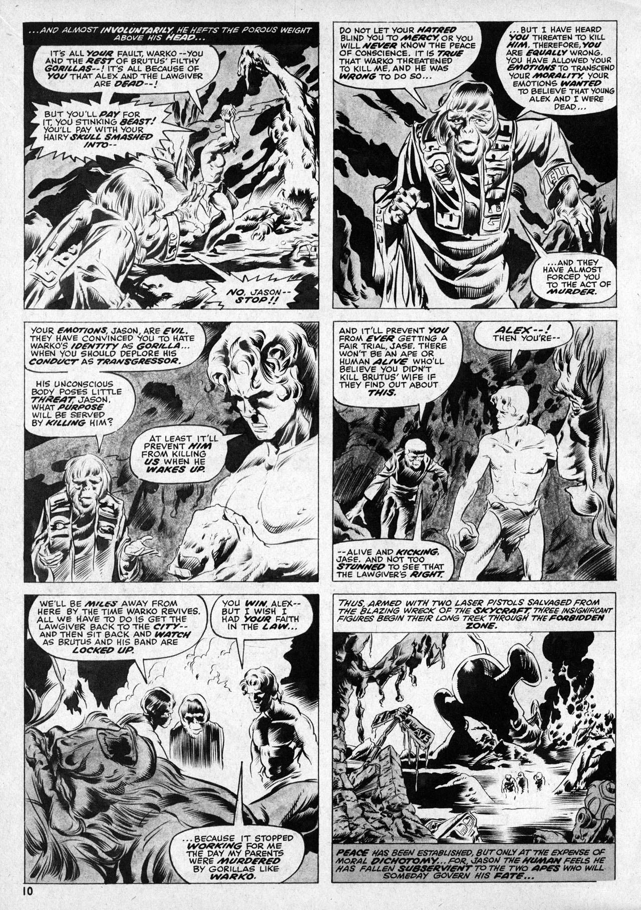 Read online Planet of the Apes comic -  Issue #4 - 9