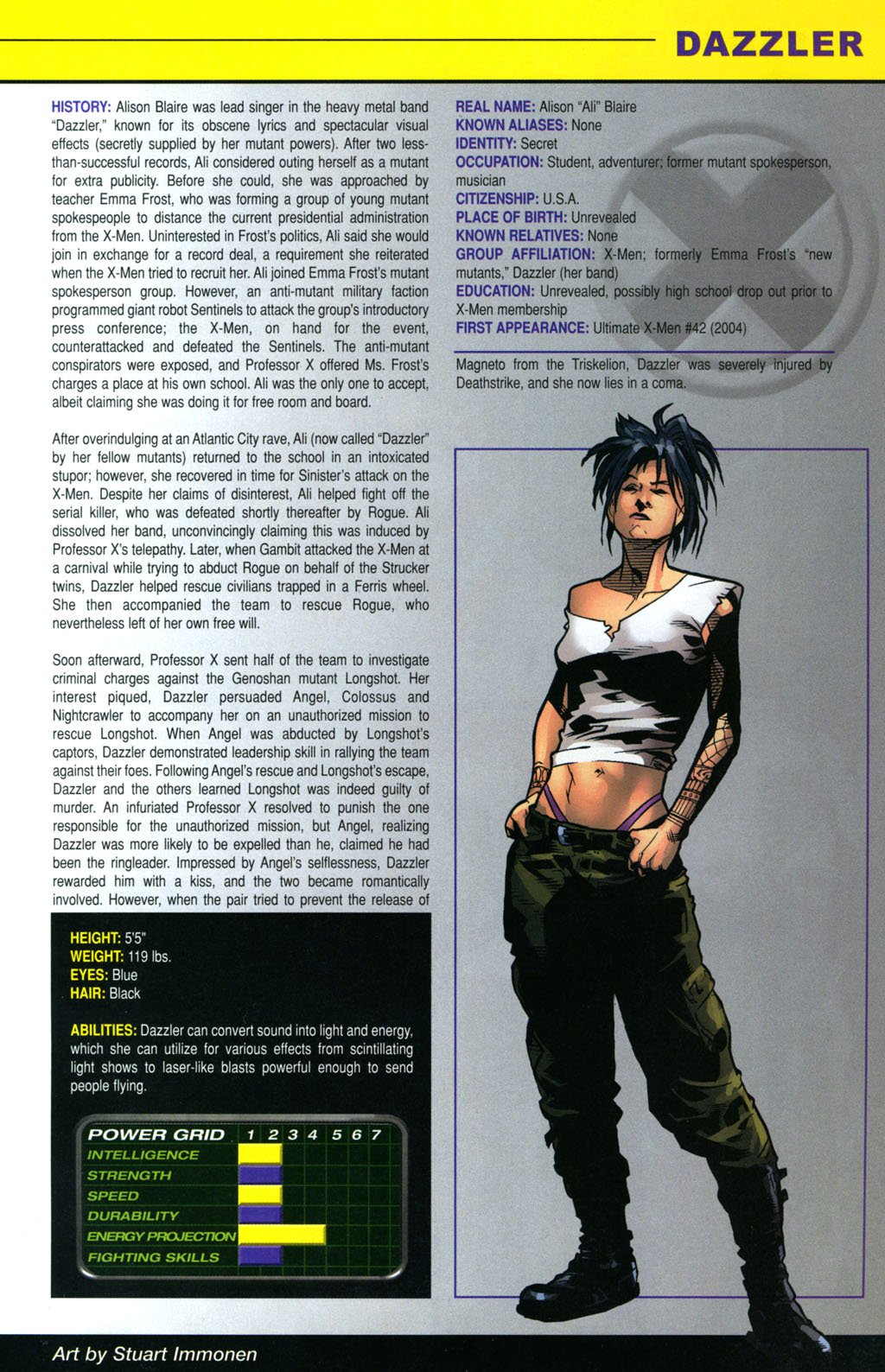 Read online Official Handbook of the Ultimate Marvel Universe: The Ultimates & X-Men 2005 comic -  Issue # Full - 15