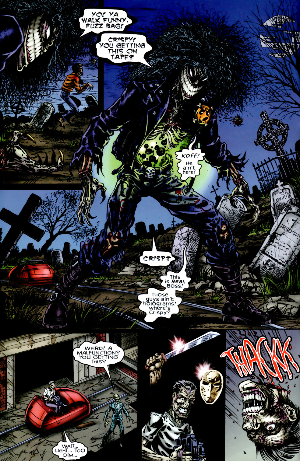 Read online Evil Ernie vs. the Movie Monsters comic -  Issue # Full - 12