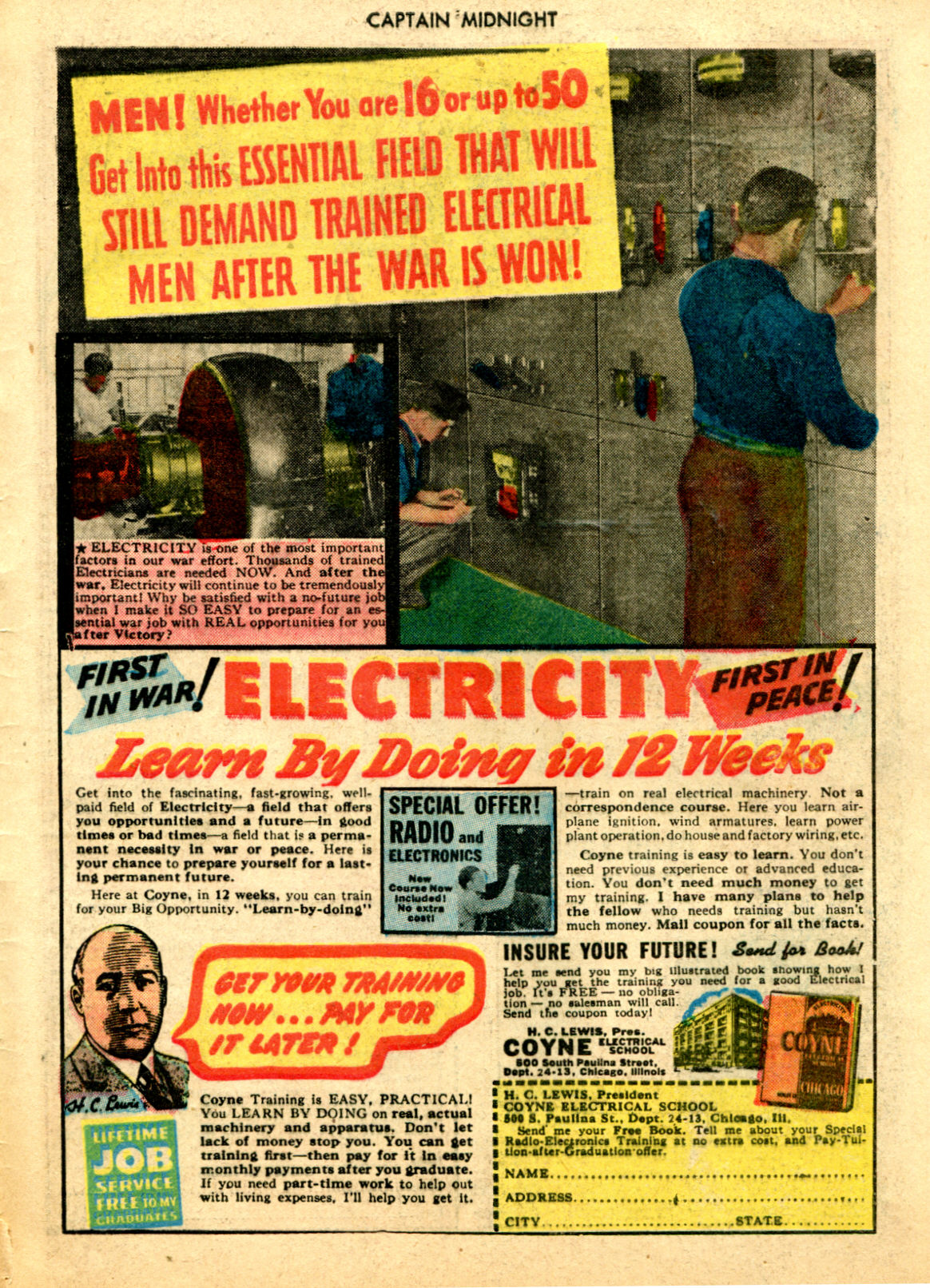 Read online Captain Midnight (1942) comic -  Issue #18 - 49