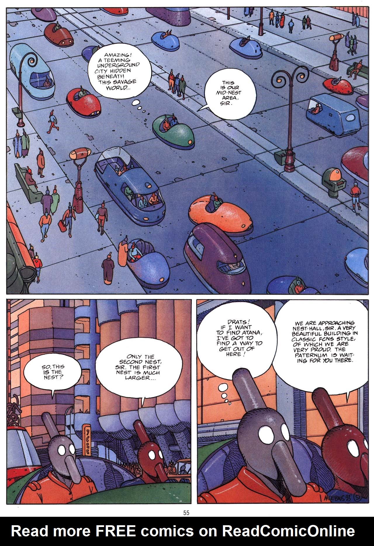 Read online Epic Graphic Novel: Moebius comic -  Issue # TPB 9 - 57