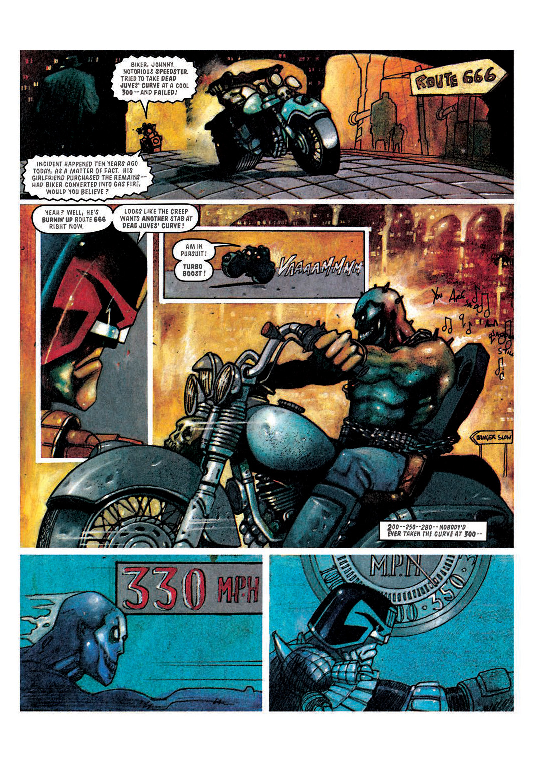 Read online Judge Dredd [Collections - Rebellion] comic -  Issue # TPB Judge Dredd - Heavy Metal Dredd - 39