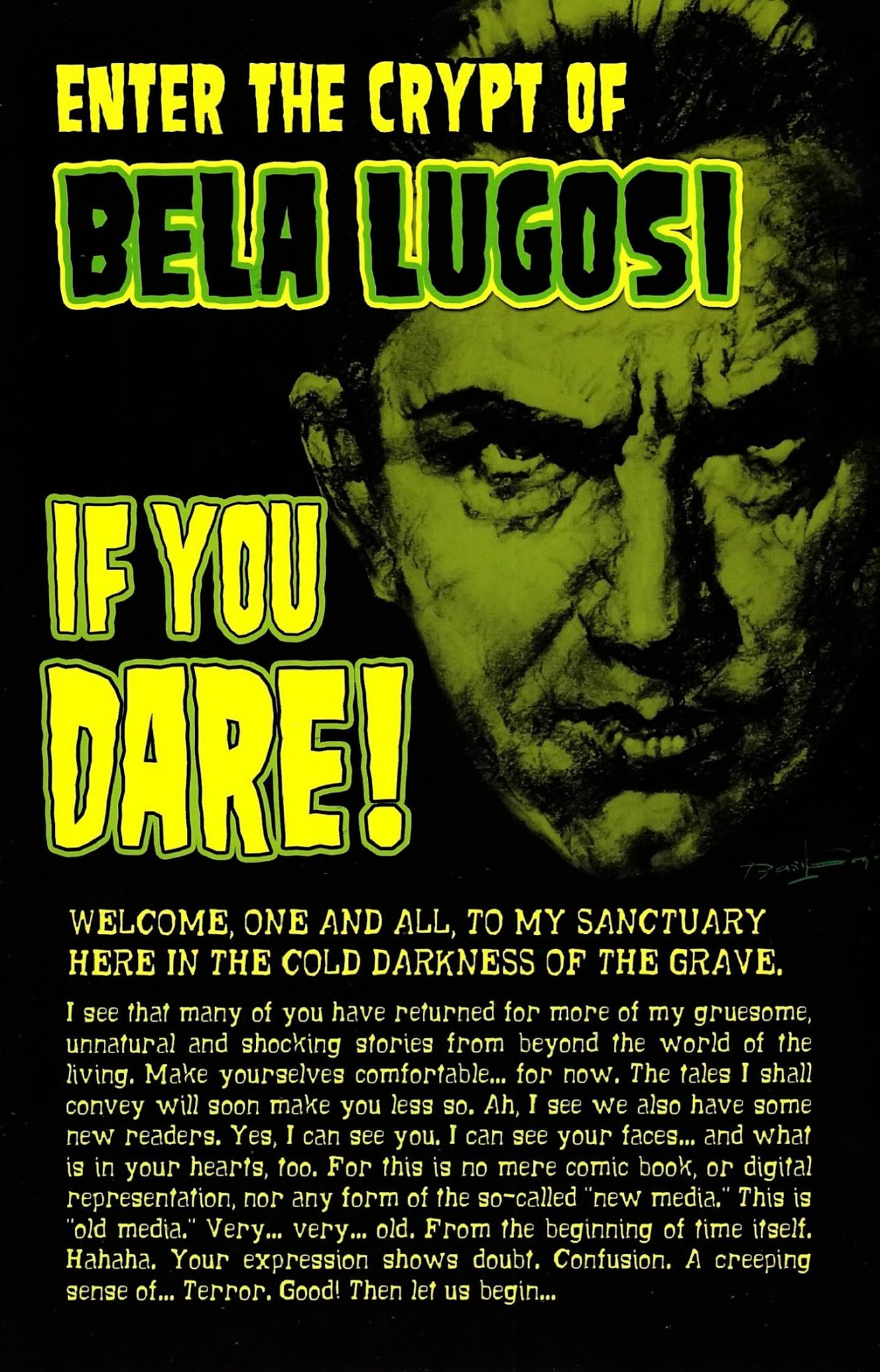 Read online Bela Lugosi's Tales from the Grave comic -  Issue #2 - 2