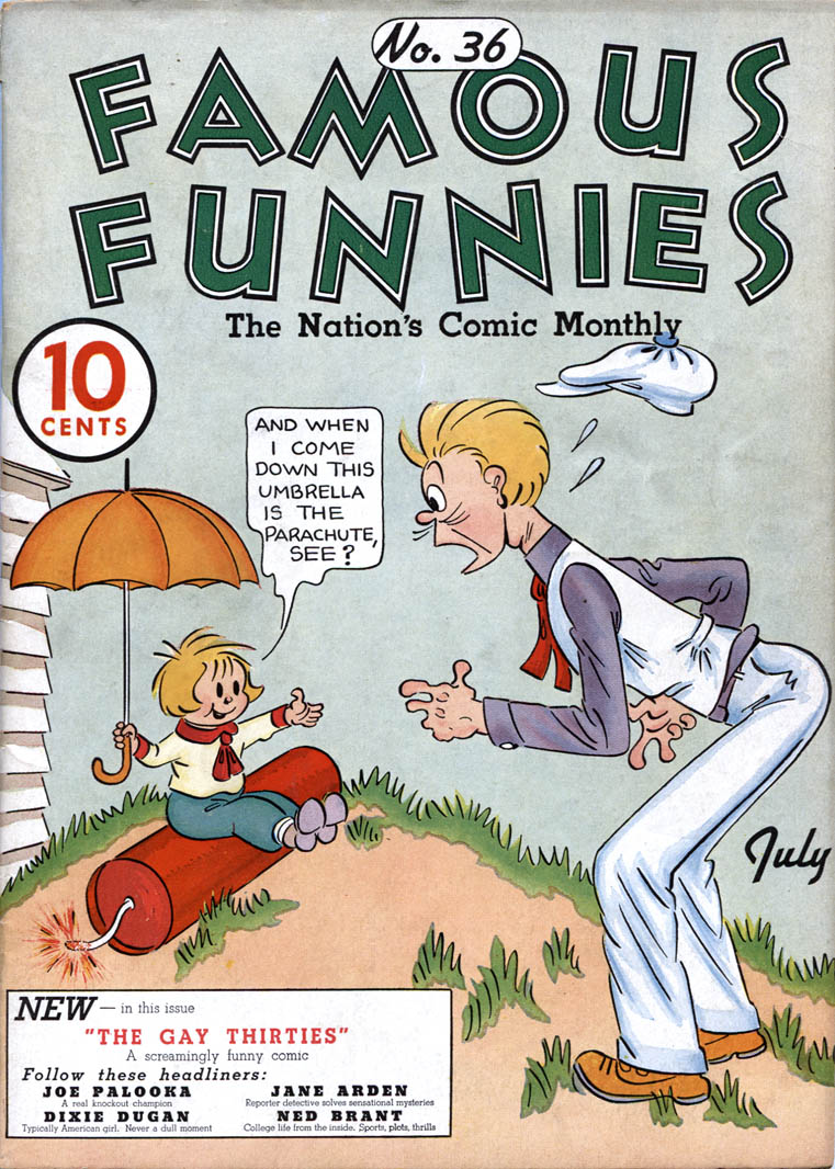 Read online Famous Funnies comic -  Issue #36 - 1