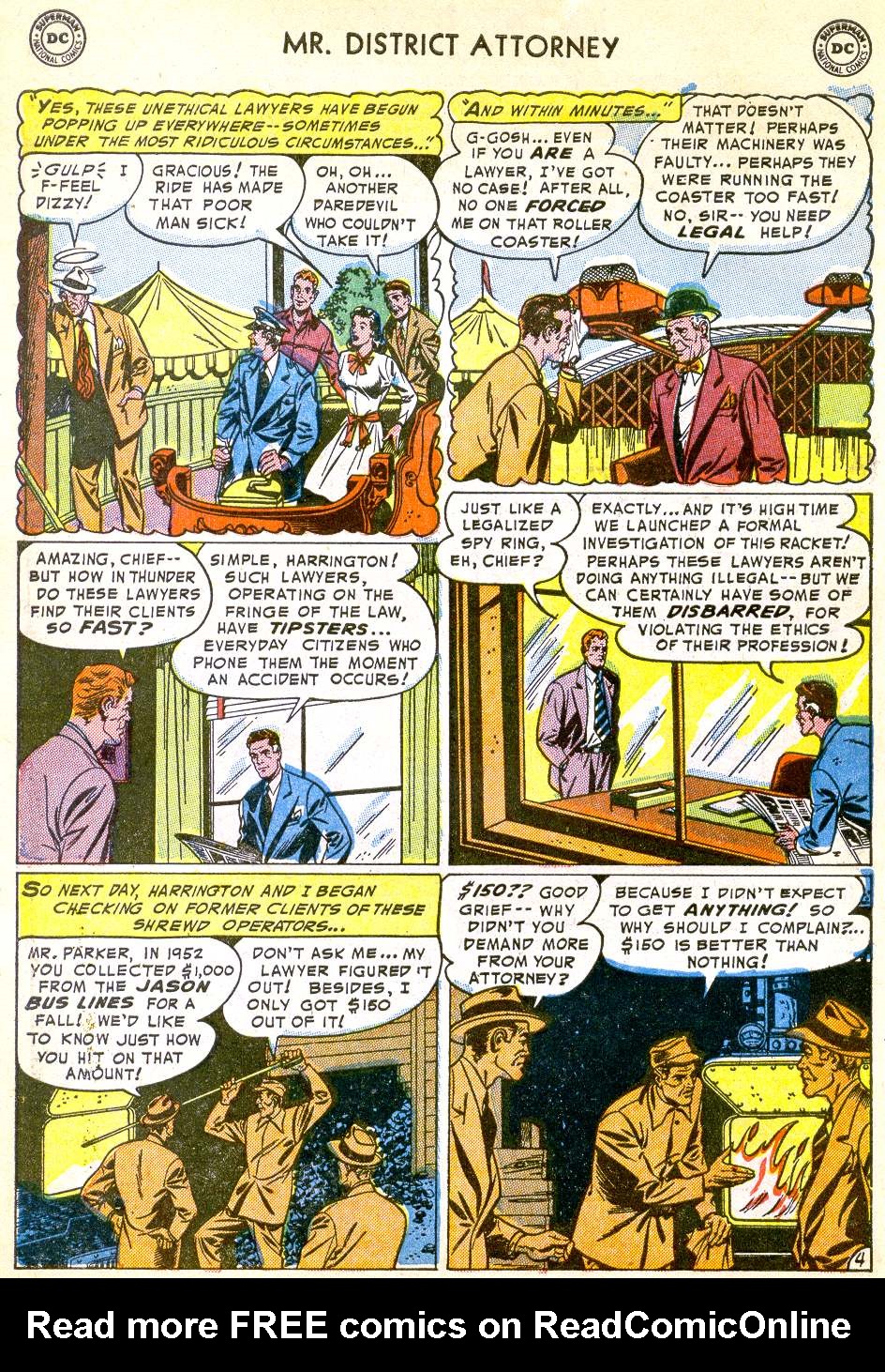 Read online Mr. District Attorney comic -  Issue #40 - 6