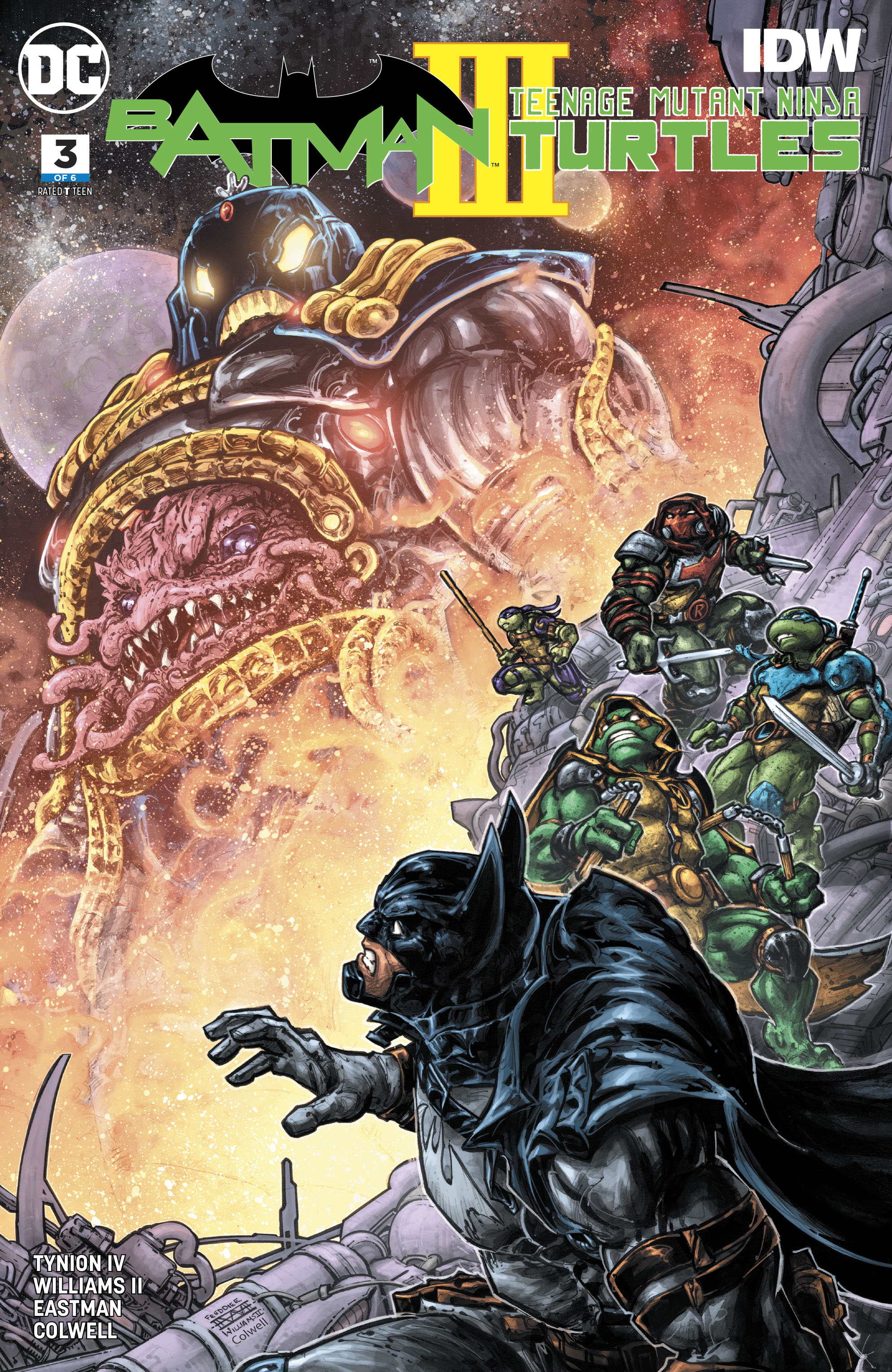 Read online Batman/Teenage Mutant Ninja Turtles III comic -  Issue #3 - 1