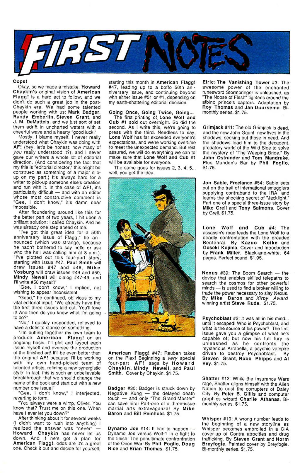 Read online Whisper (1986) comic -  Issue #10 - 14