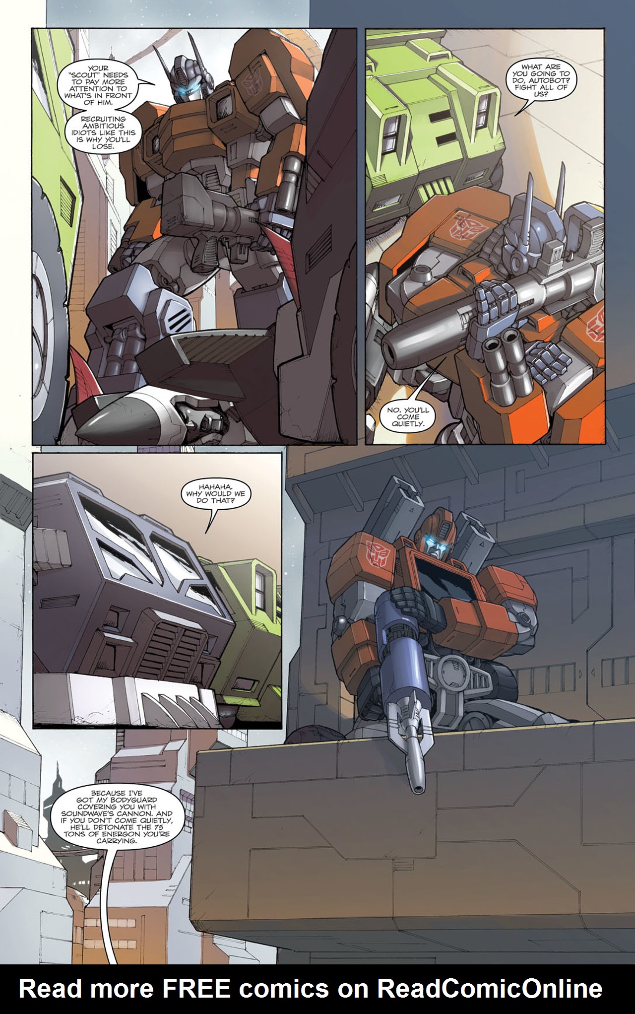 Read online The Transformers: Ironhide comic -  Issue #1 - 12