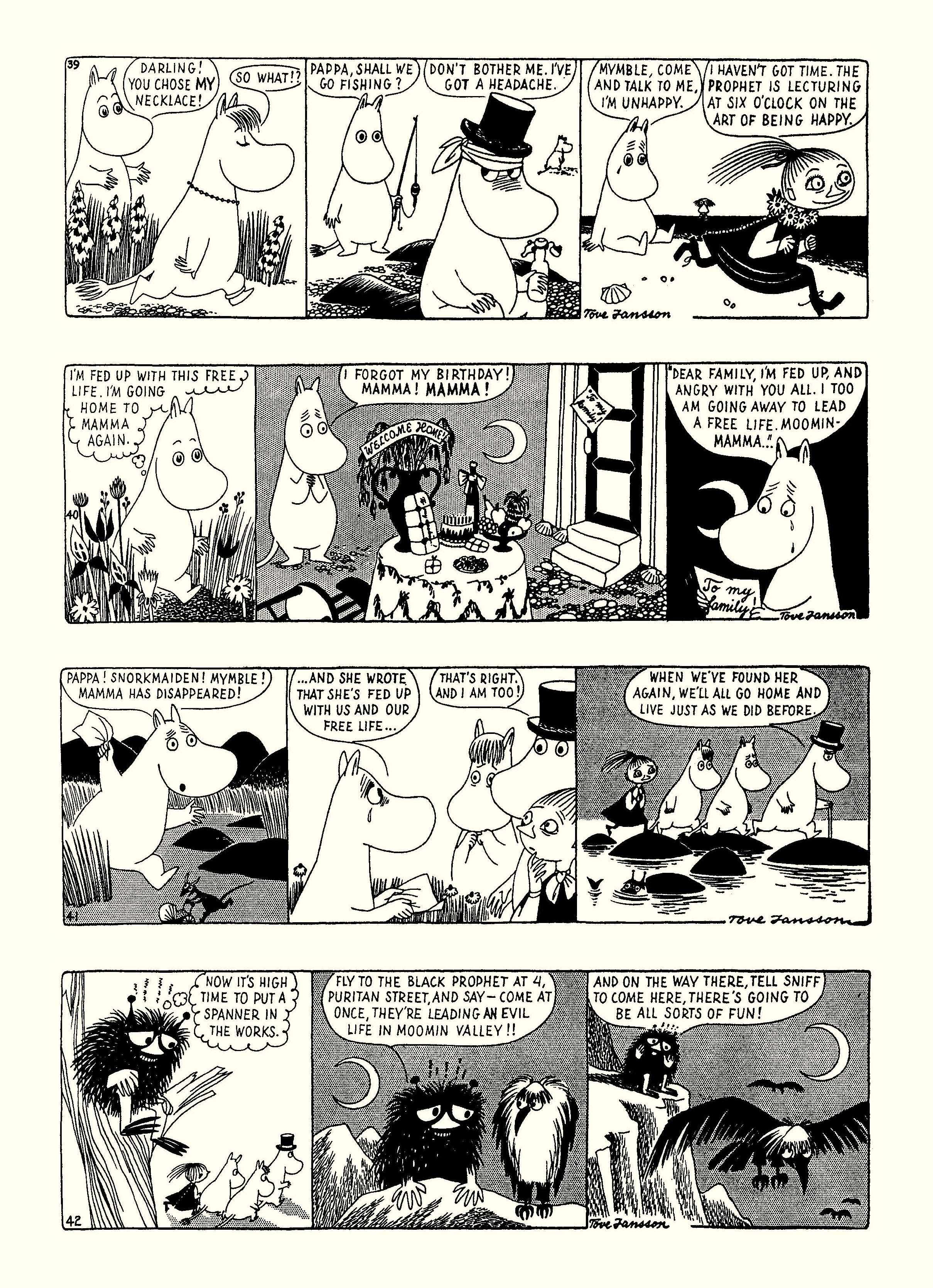 Read online Moomin: The Complete Tove Jansson Comic Strip comic -  Issue # TPB 2 - 74