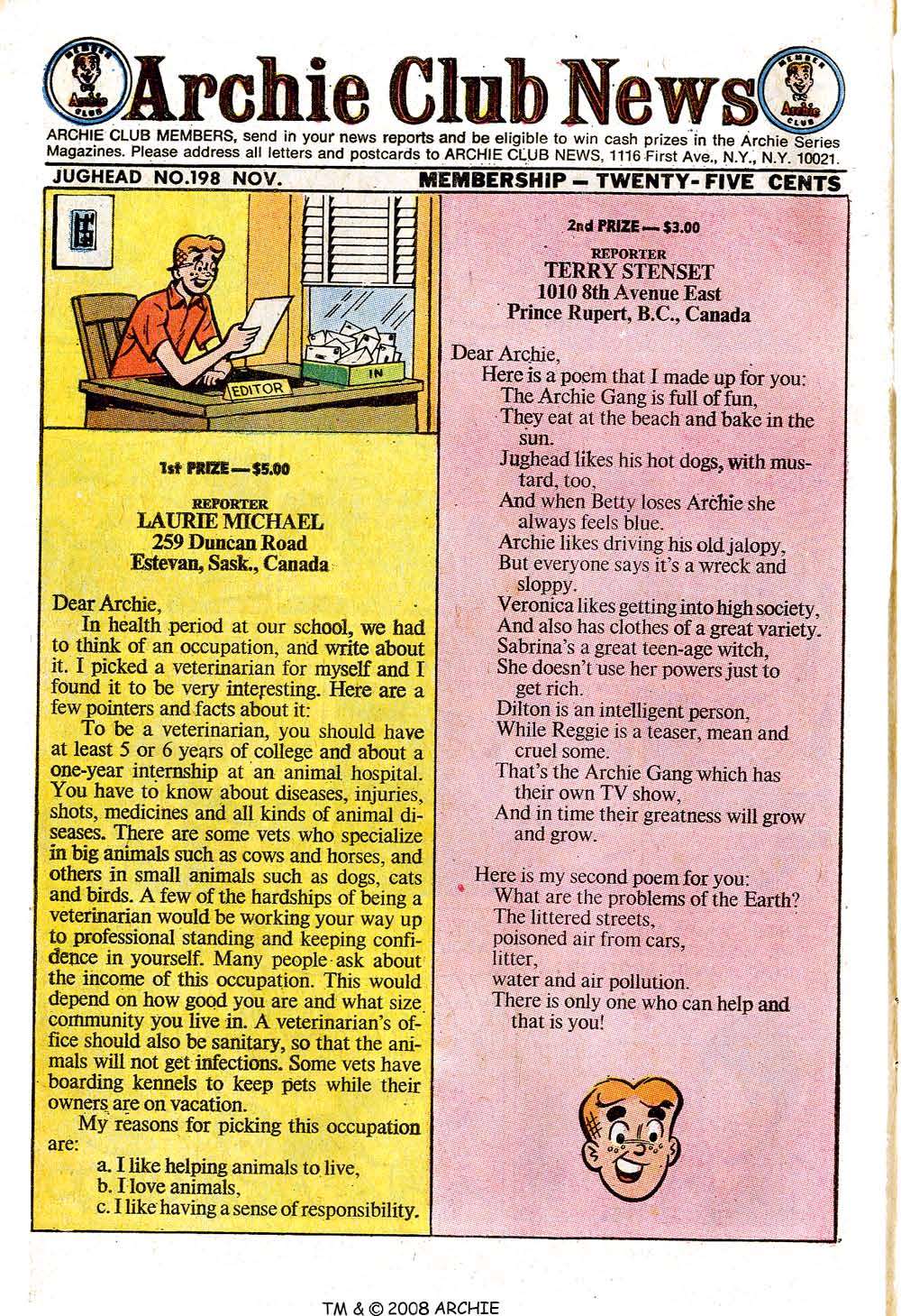 Read online Jughead (1965) comic -  Issue #198 - 10
