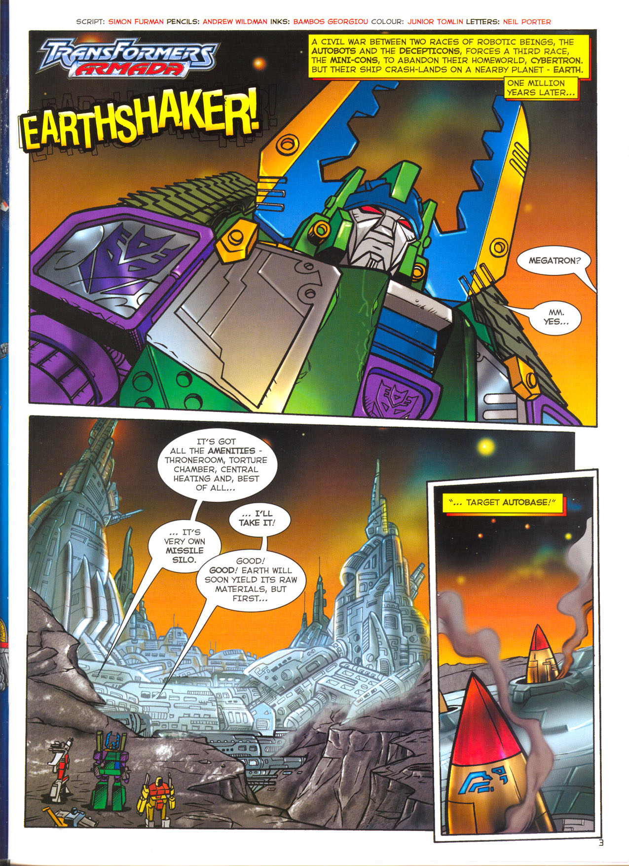 Read online Transformers: Armada (2003) comic -  Issue #8 - 2