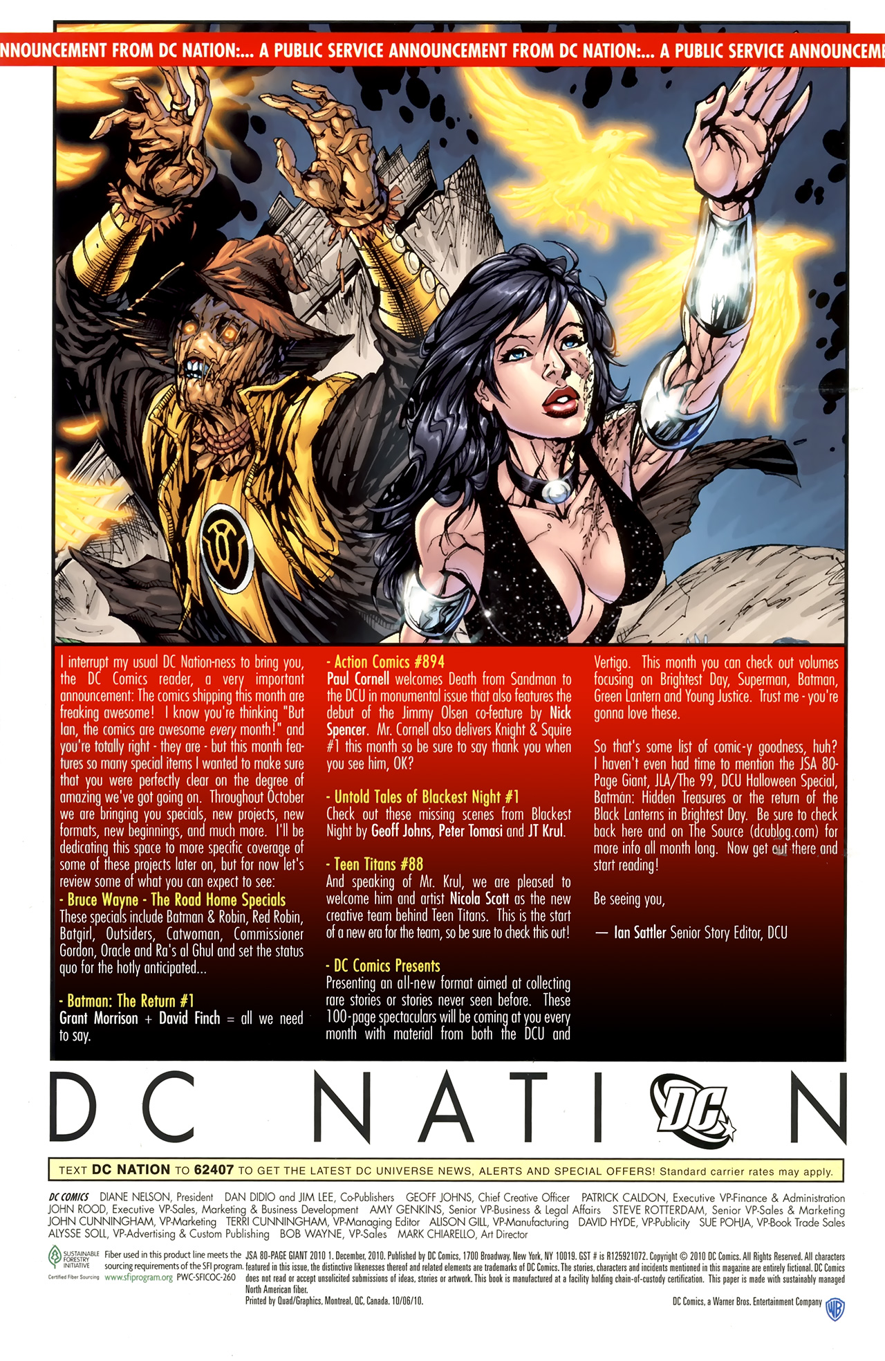 Read online JSA 80-Page Giant 2010 comic -  Issue # Full - 72