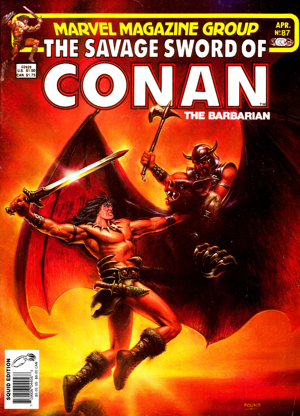 Read online The Savage Sword Of Conan comic -  Issue #87 - 1