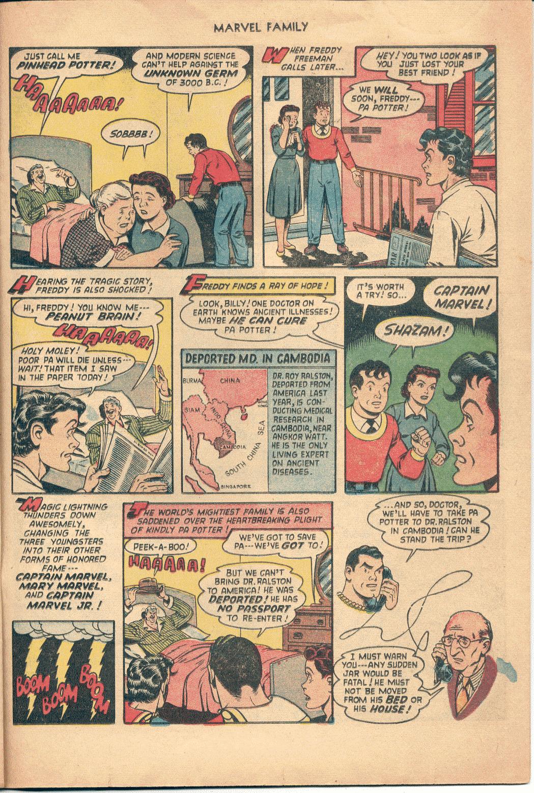 Read online The Marvel Family comic -  Issue #87 - 21