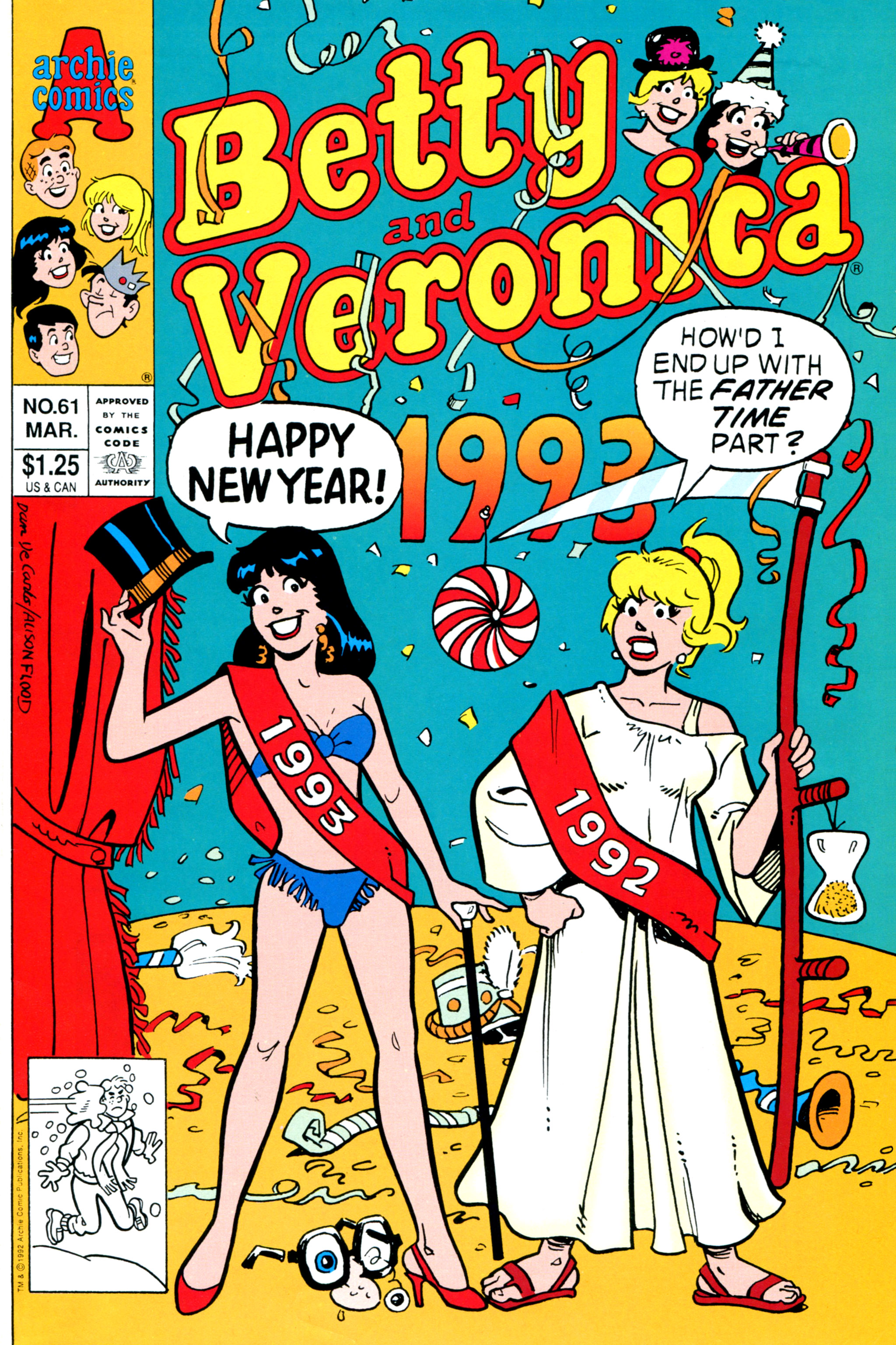 Read online Betty and Veronica (1987) comic -  Issue #61 - 1