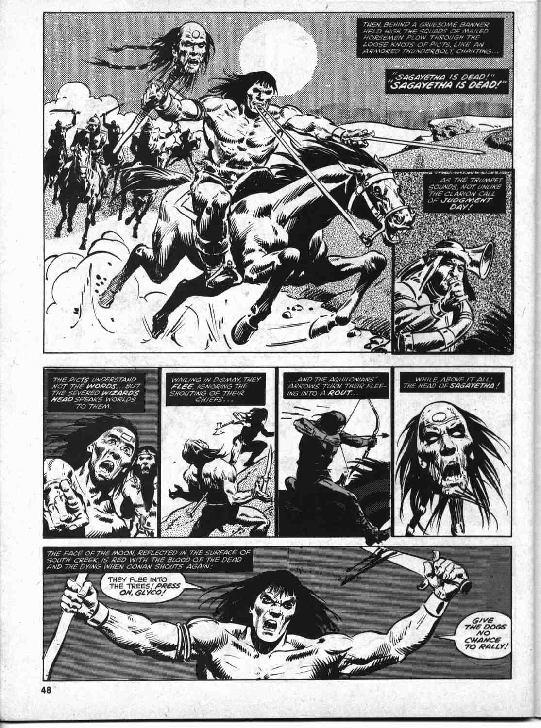 Read online The Savage Sword Of Conan comic -  Issue #46 - 47