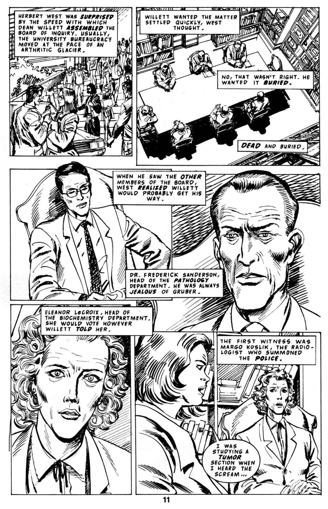 Read online Re-Animator: Dawn of the Re-animator comic -  Issue #1 - 13
