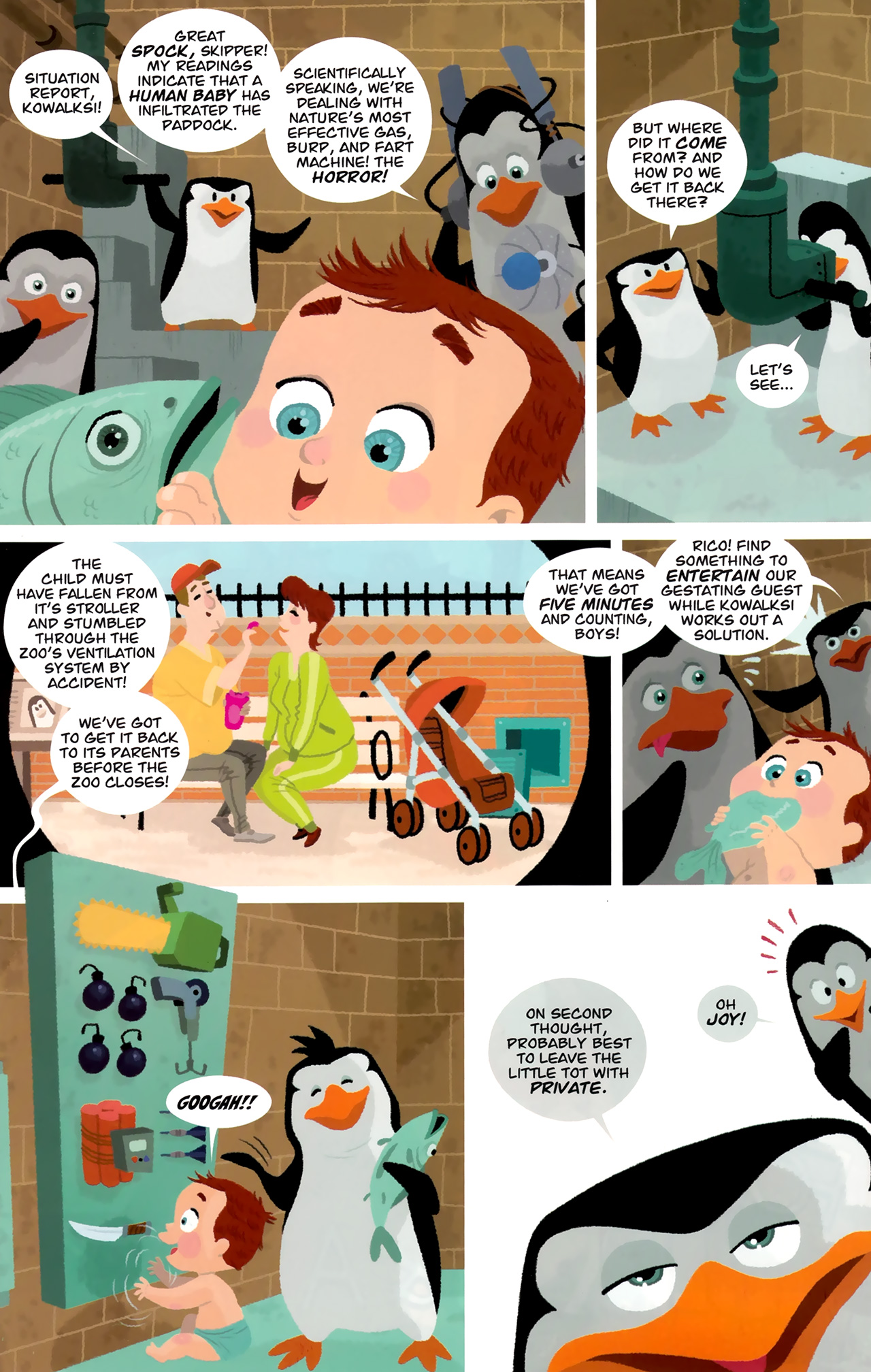 Read online Penguins of Madagascar comic -  Issue #4 - 24