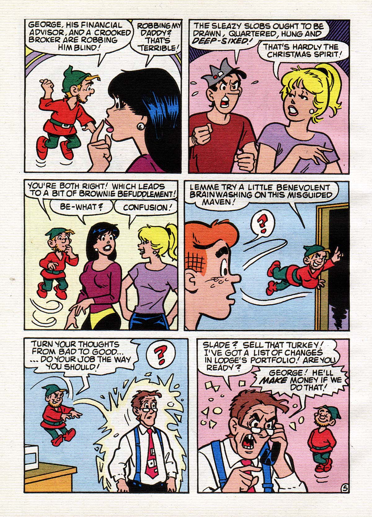 Read online Archie's Holiday Fun Digest comic -  Issue #5 - 12