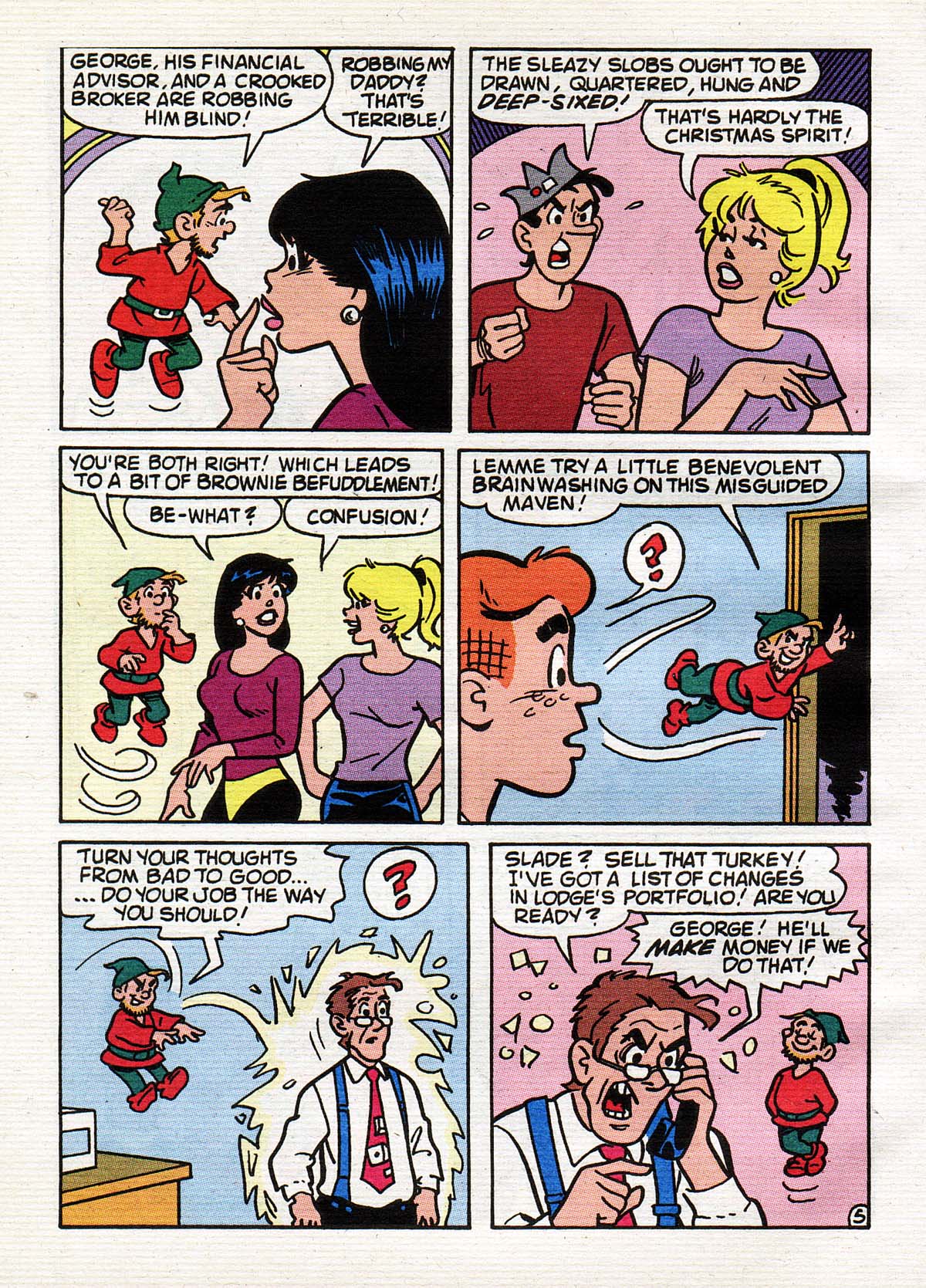 Read online Archie's Holiday Fun Digest comic -  Issue #5 - 12