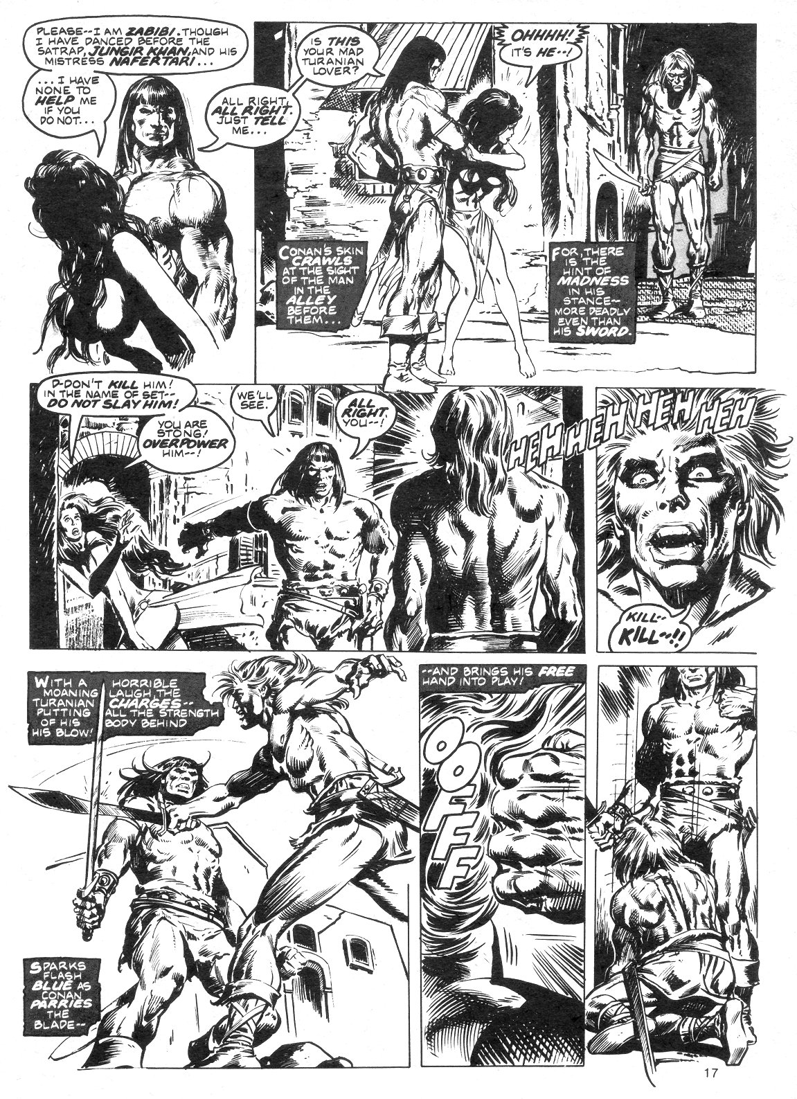 Read online The Savage Sword Of Conan comic -  Issue #14 - 17