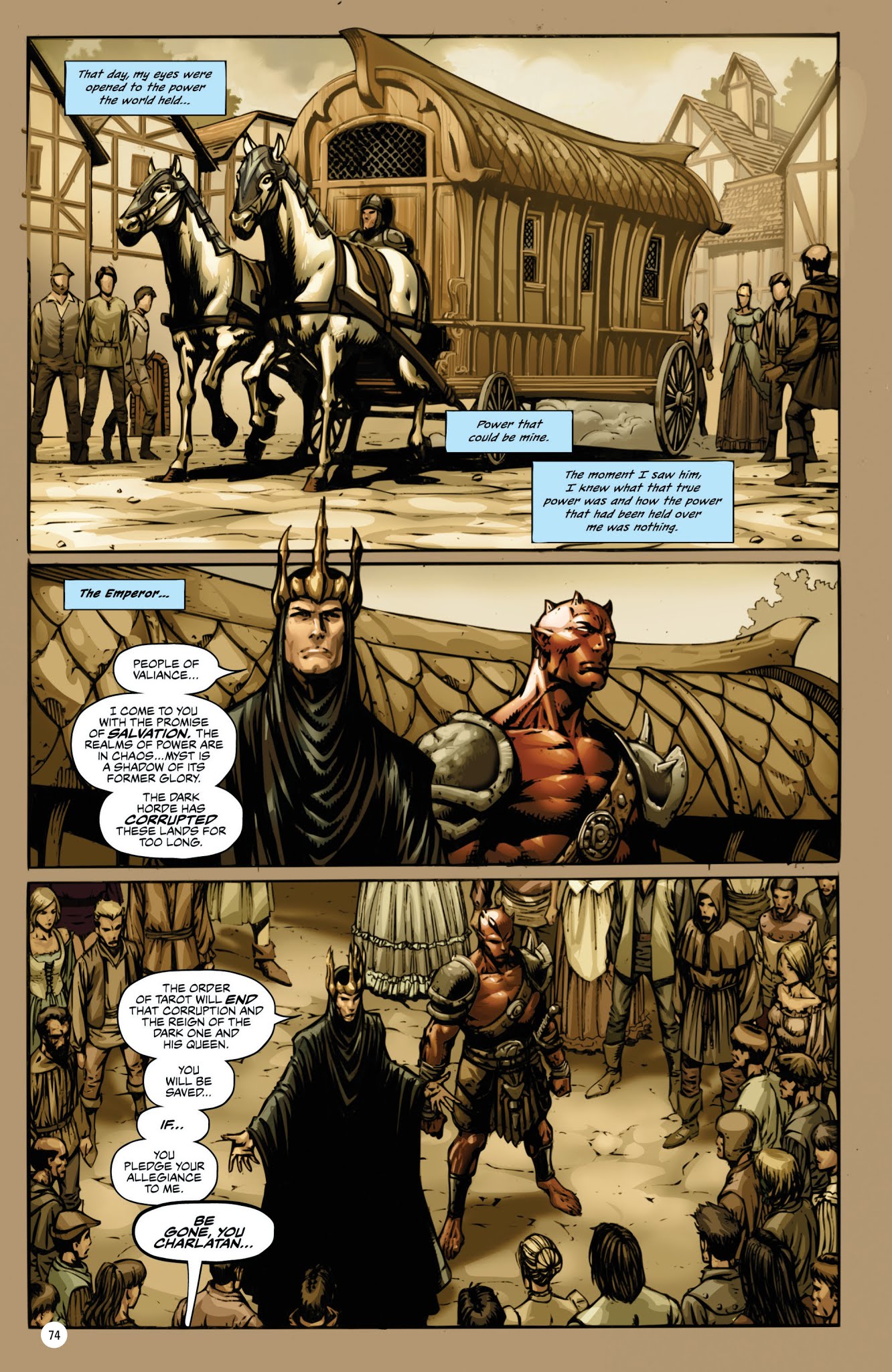 Read online Grimm Fairy Tales: Tarot comic -  Issue # _TPB (Part 1) - 75