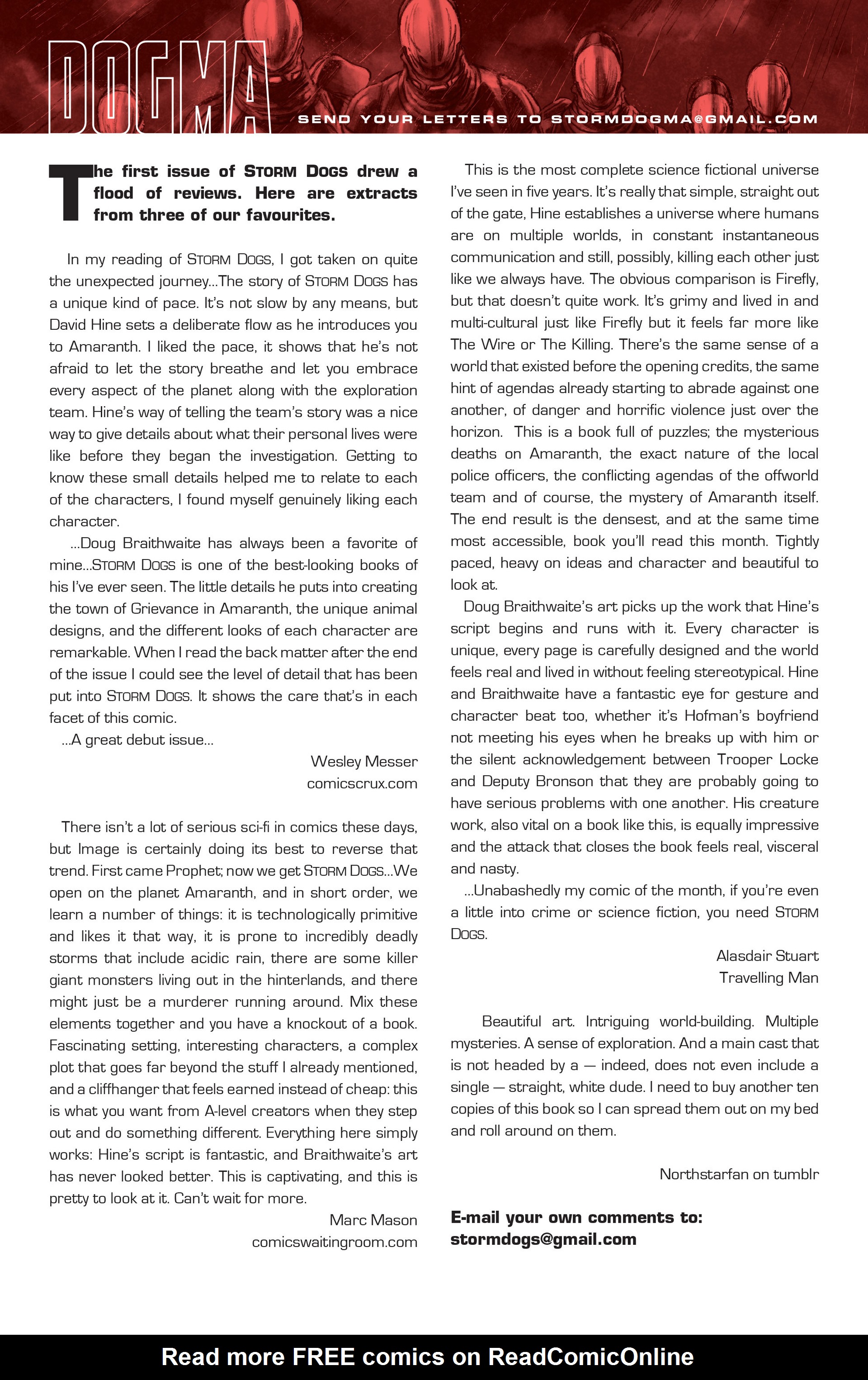 Read online Storm Dogs comic -  Issue #3 - 29