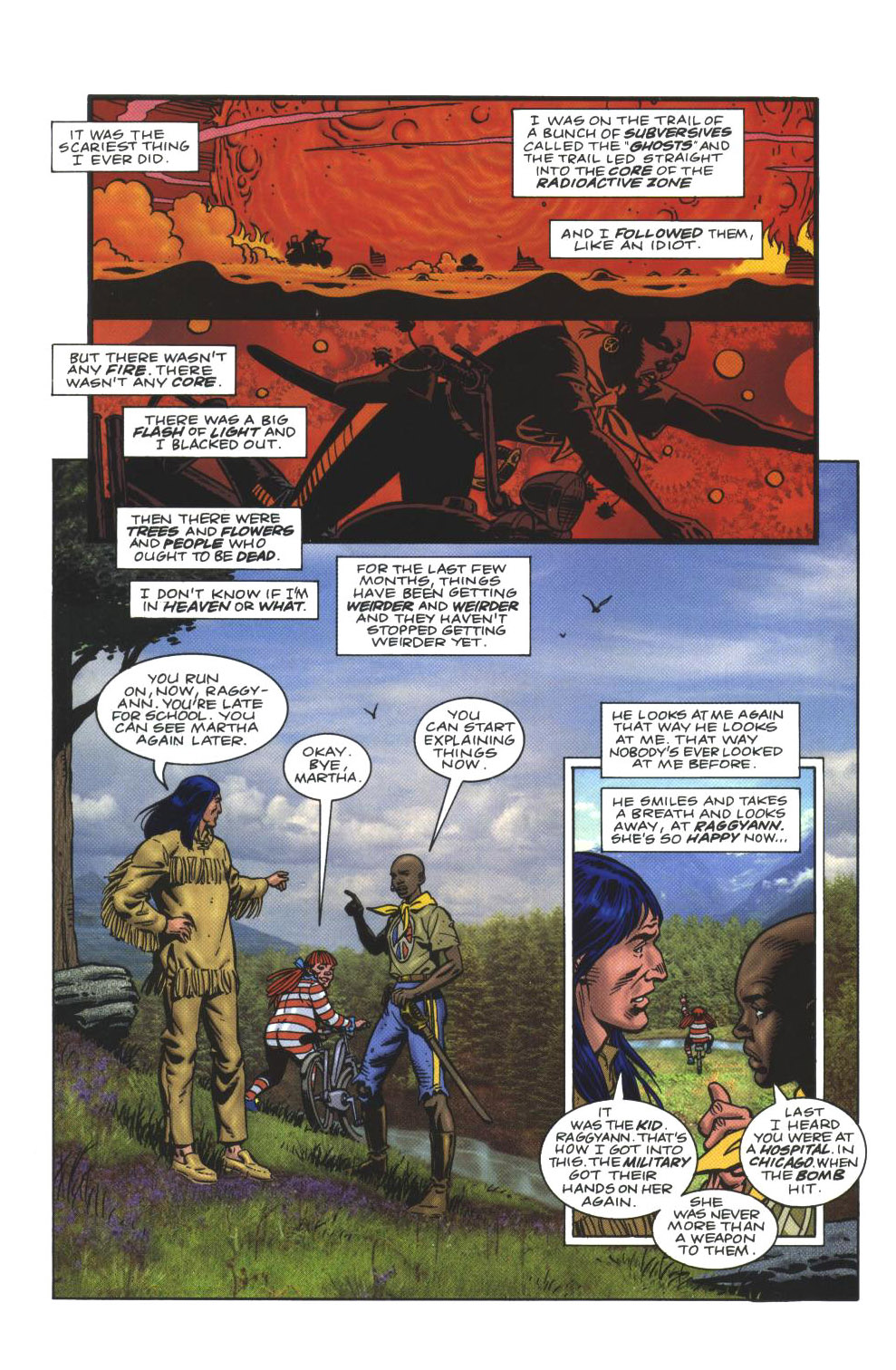 Read online Martha Washington Goes To War comic -  Issue # TPB - 90