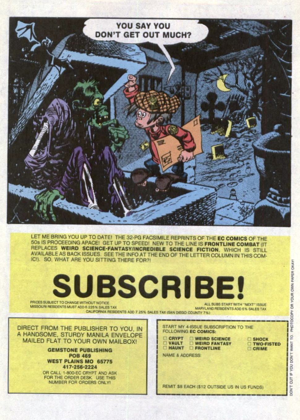 Read online Tales From The Crypt (1950) comic -  Issue #29 - 35