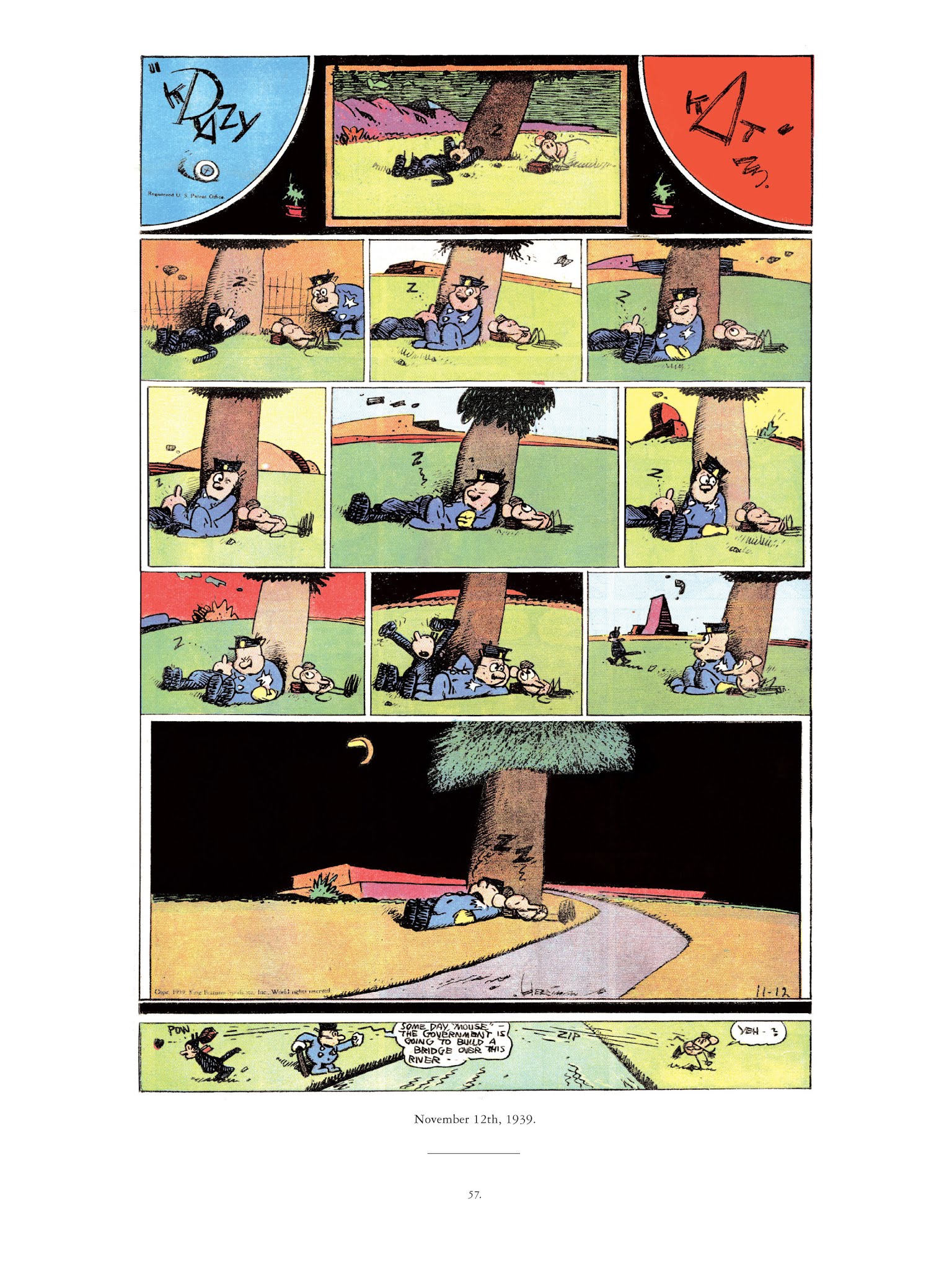 Read online Krazy & Ignatz comic -  Issue # TPB 11 - 57