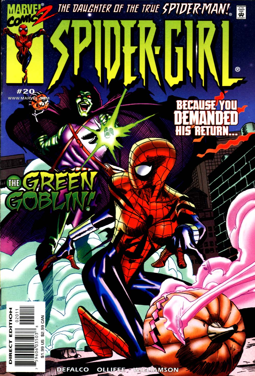 Read online Spider-Girl (1998) comic -  Issue #20 - 1