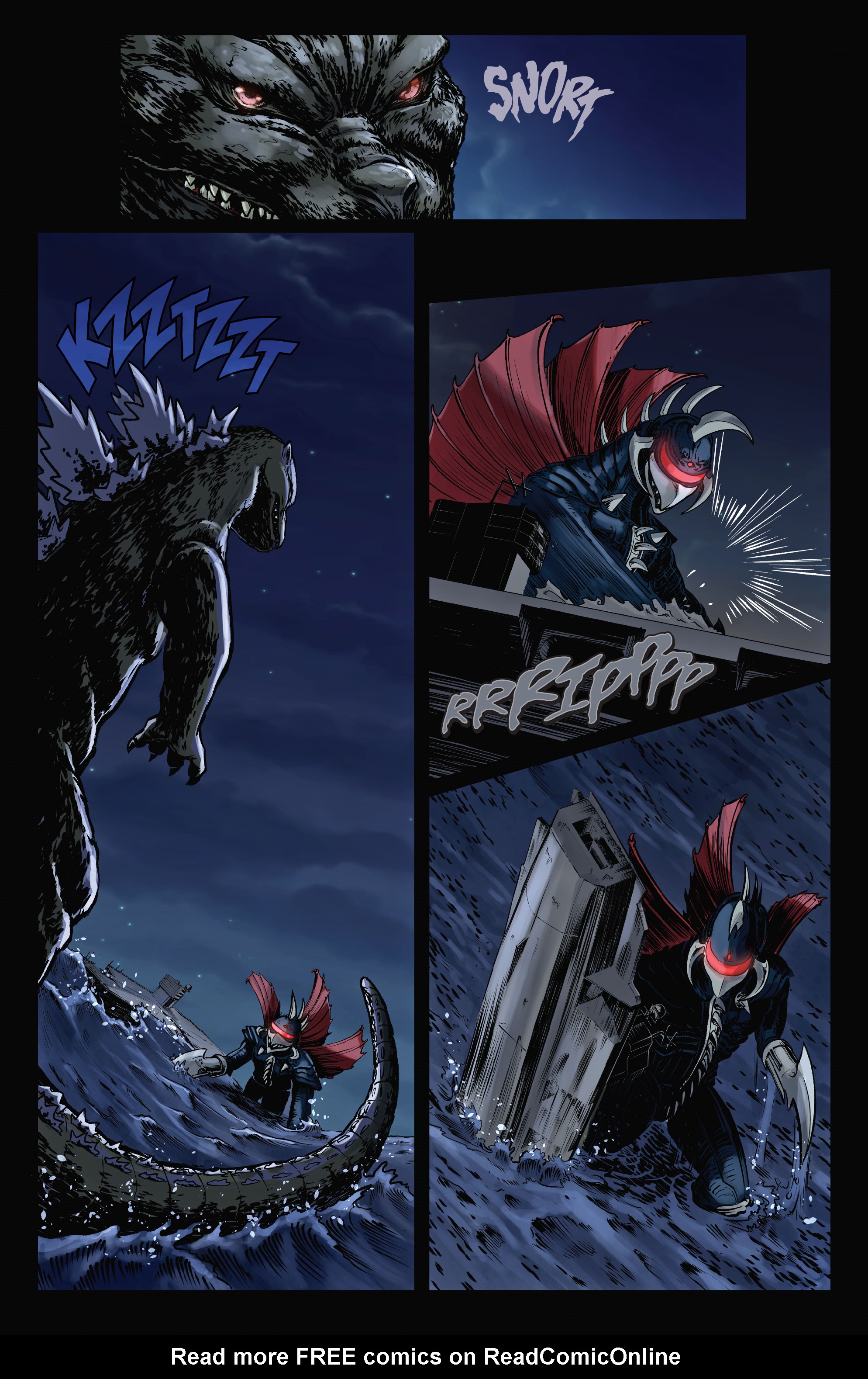 Read online Godzilla Rivals: Vs. Gigan comic -  Issue # Full - 12