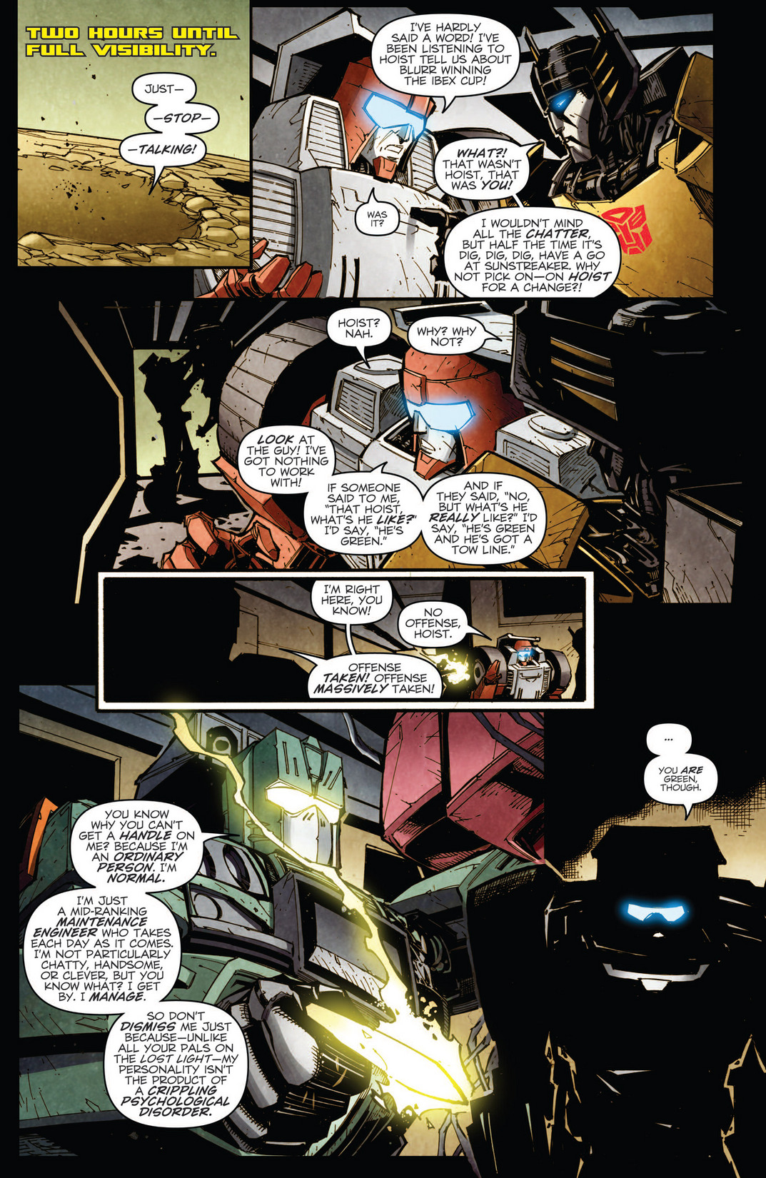 Read online The Transformers Spotlight: Hoist comic -  Issue # Full - 12