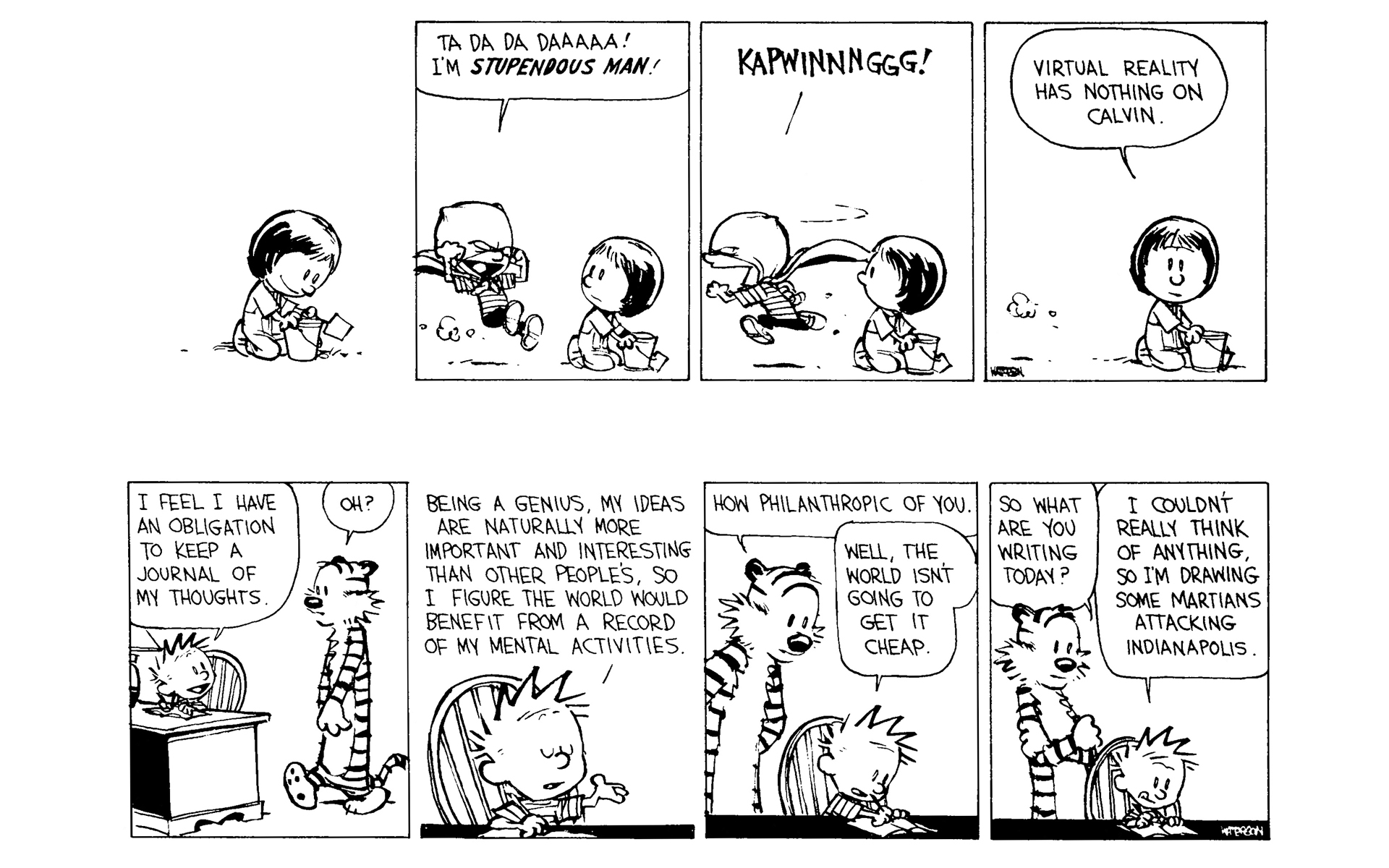 Read online Calvin and Hobbes comic -  Issue #8 - 133