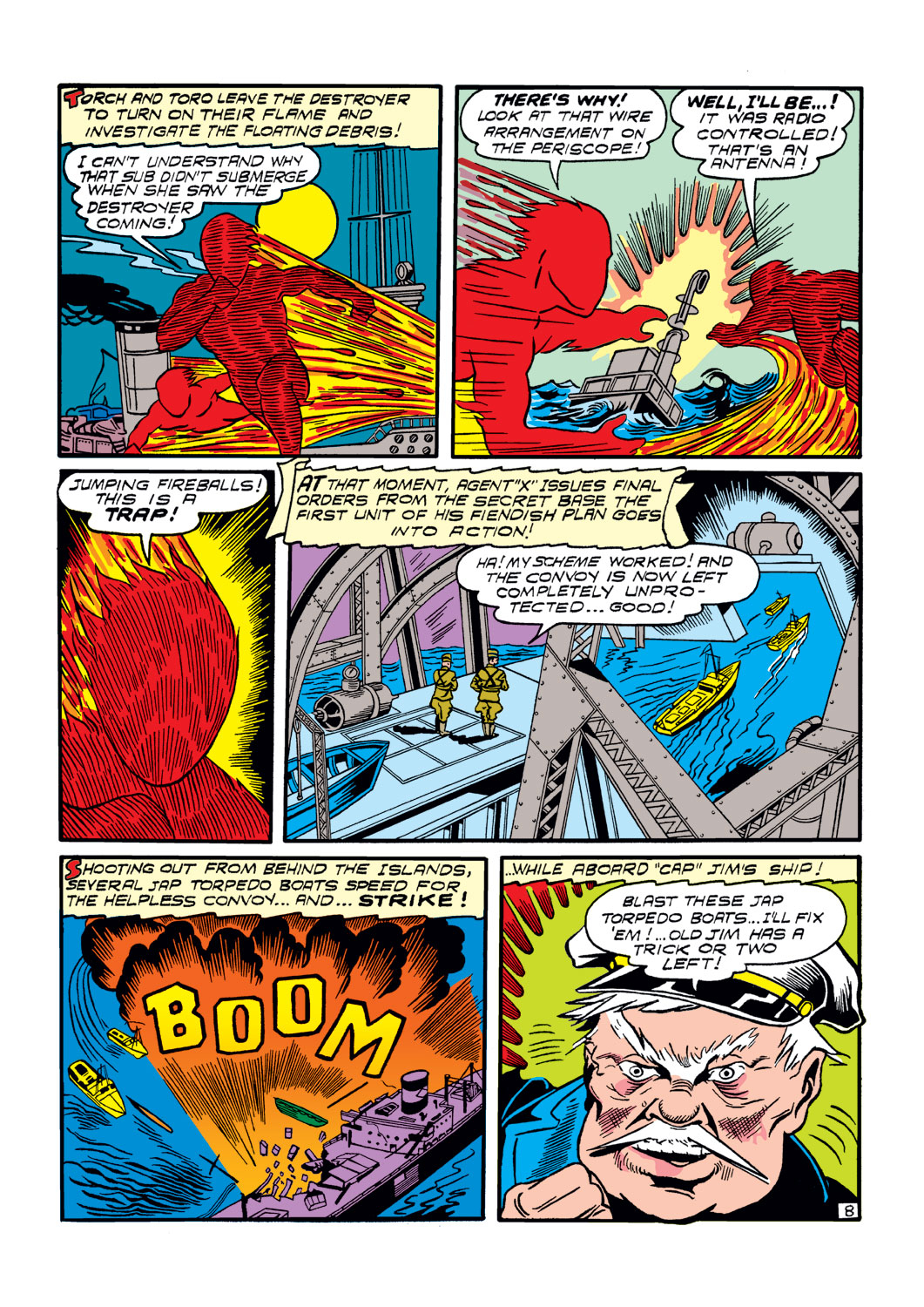Read online The Human Torch (1940) comic -  Issue #7 - 10